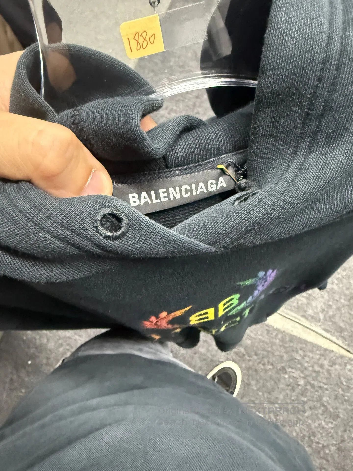 Balenciaga Balenciaga Rainbow Logo Hoodie. Size US M / EU 48-50 / 2 - 3 Thumbnail