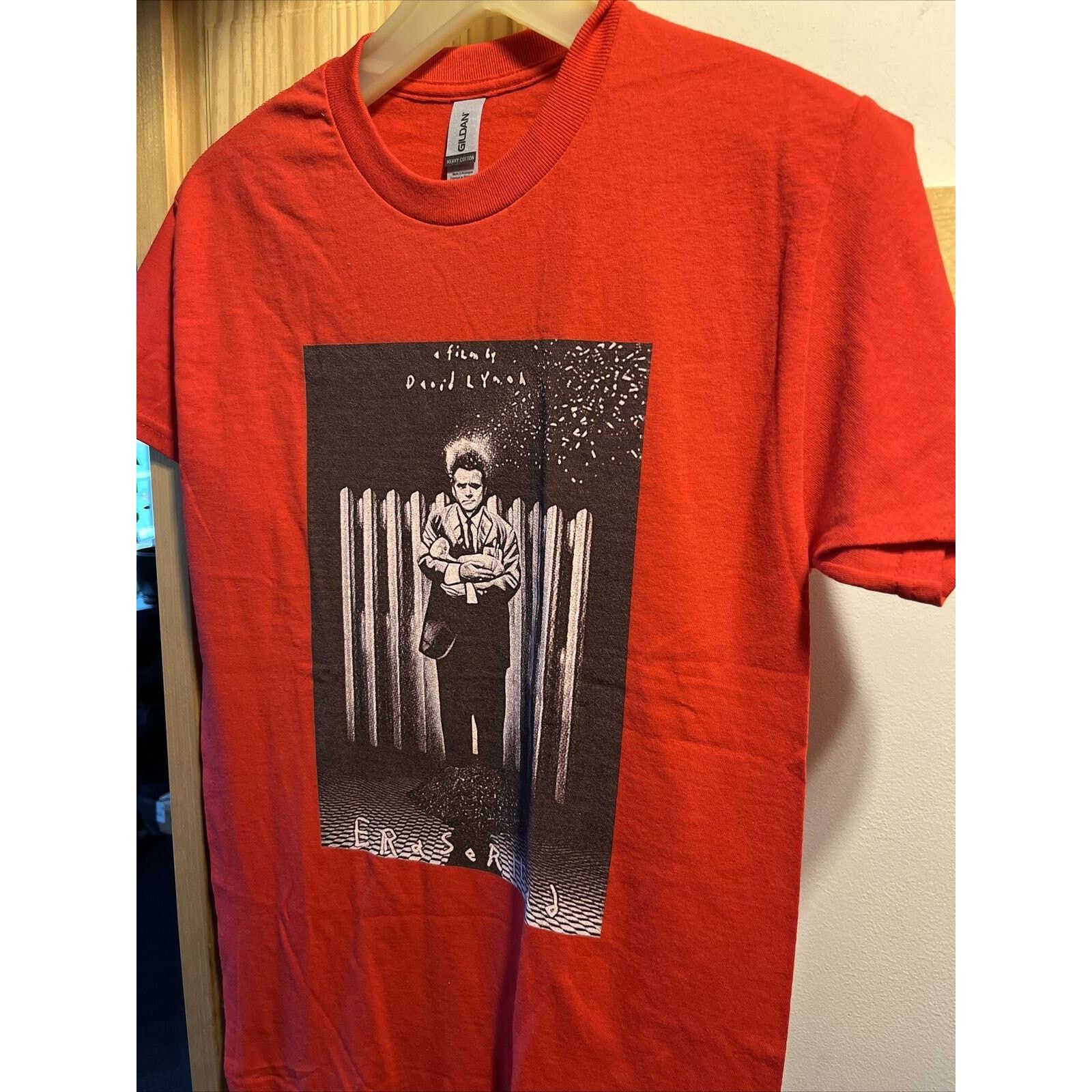 Gildan Eraserhead Unisex S Red Graphic Print Gildan Cotton T-Shirt Size US S / EU 44-46 / 1 - 6 Thumbnail
