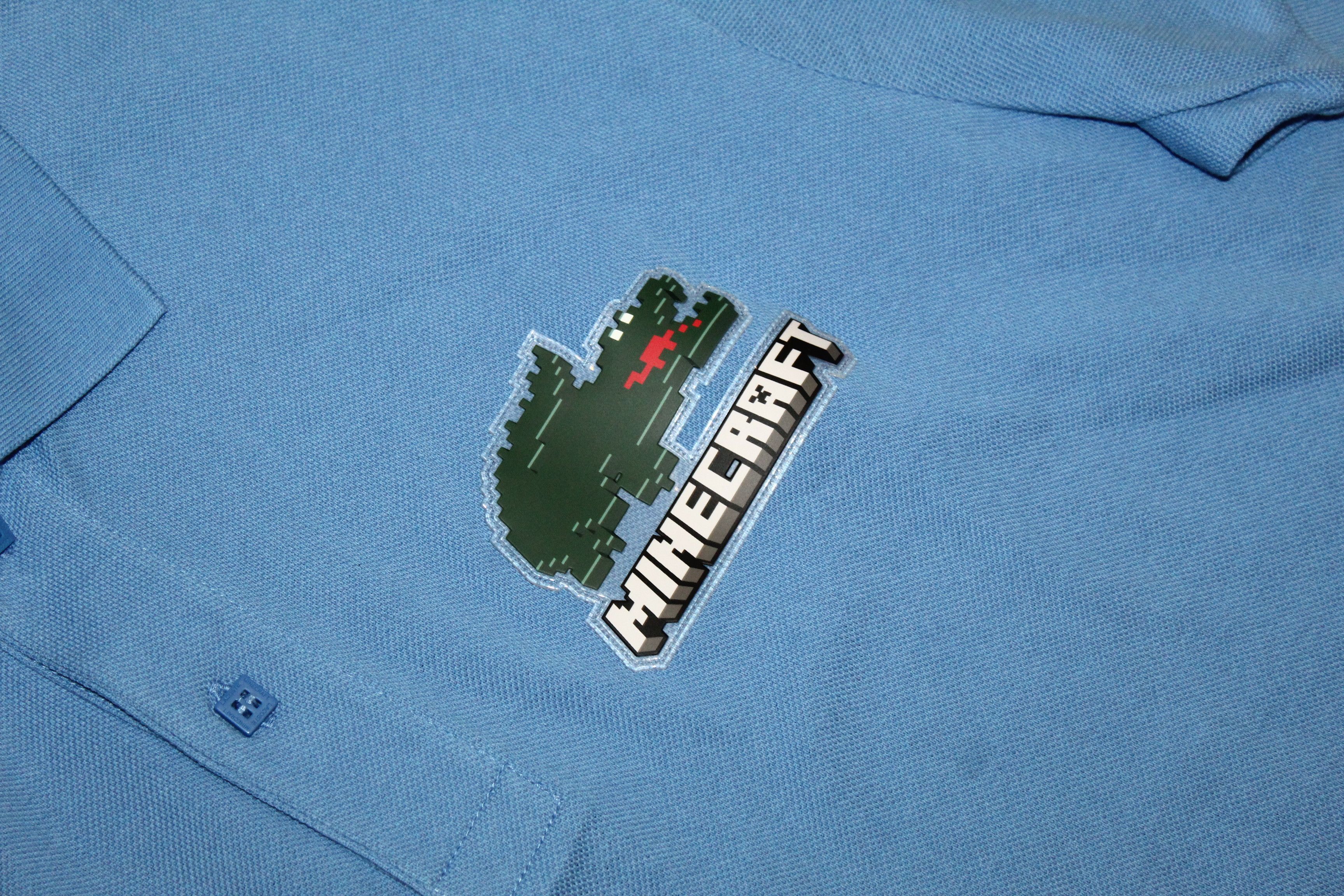 Lacoste Lacoste x Minecraft Classic Fit Big Logo Pique Polo Shirt Size US L / EU 52-54 / 3 - 7 Thumbnail