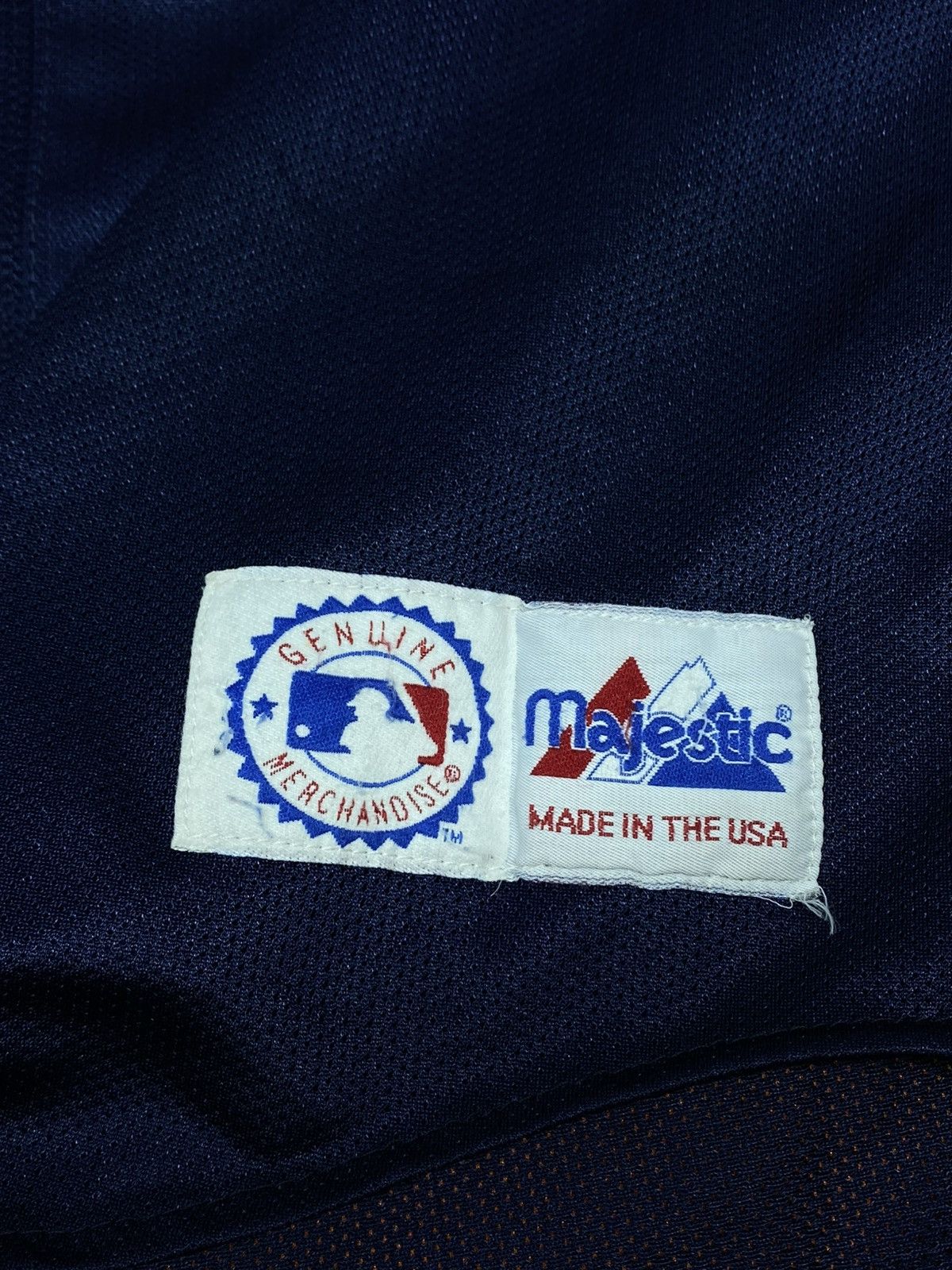 Majestic Vintage Majestic New York Yankees Blue MLB Baseball Jersey Size US M / EU 48-50 / 2 - 14 Thumbnail