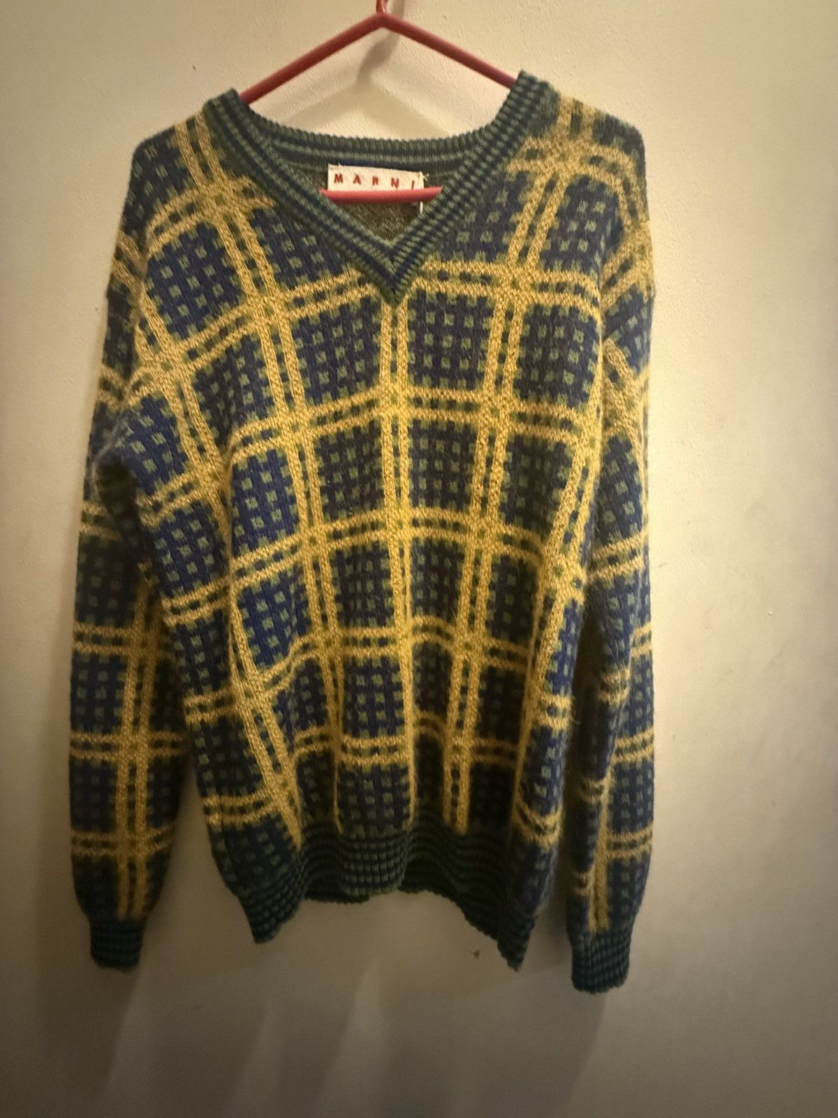 Marni V-Neck Sweater Never Worn Size US M / EU 48-50 / 2 - 1 Thumbnail