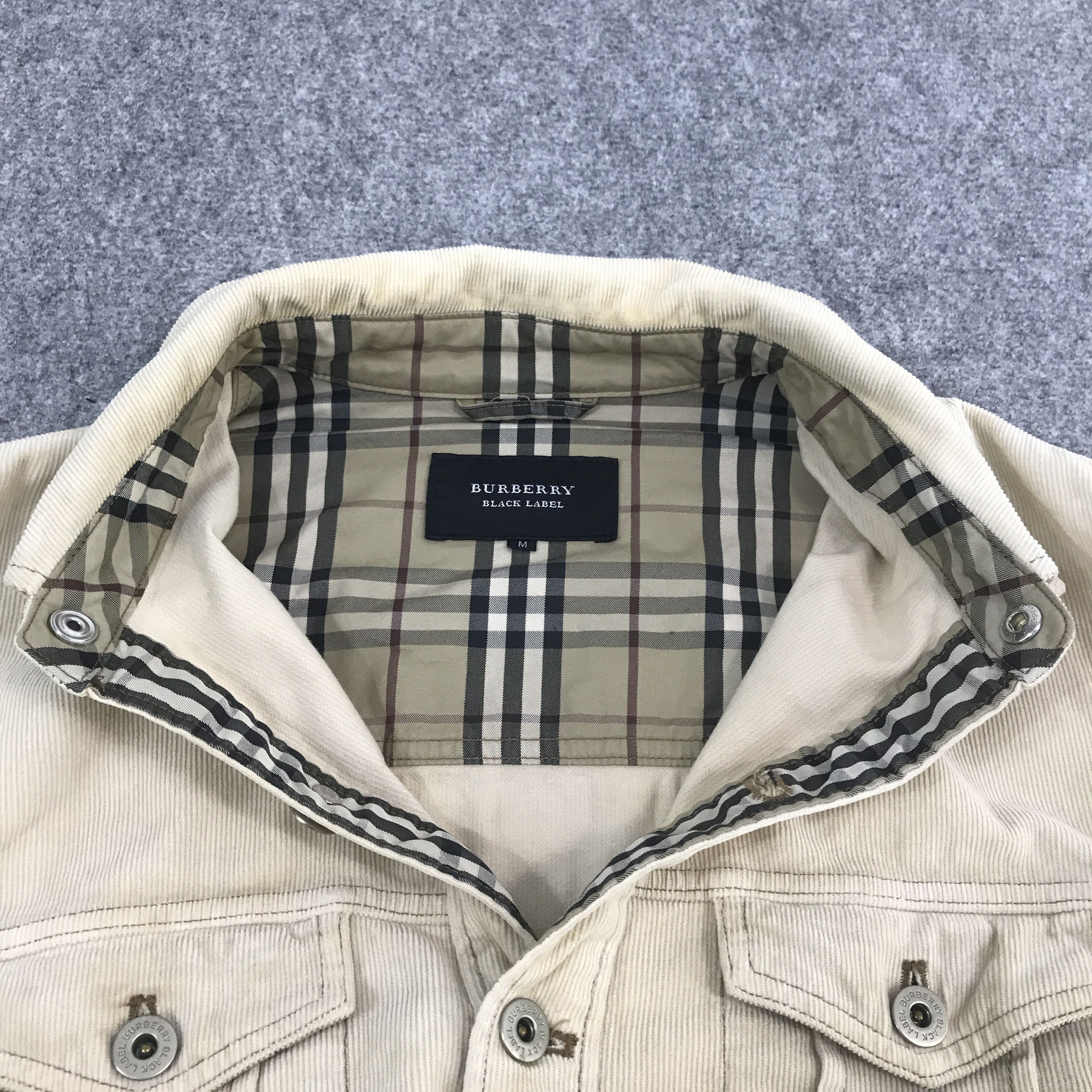 Burberry Rare burberry Black Label Button Up Bikers jacket Size US M / EU 48-50 / 2 - 5 Thumbnail