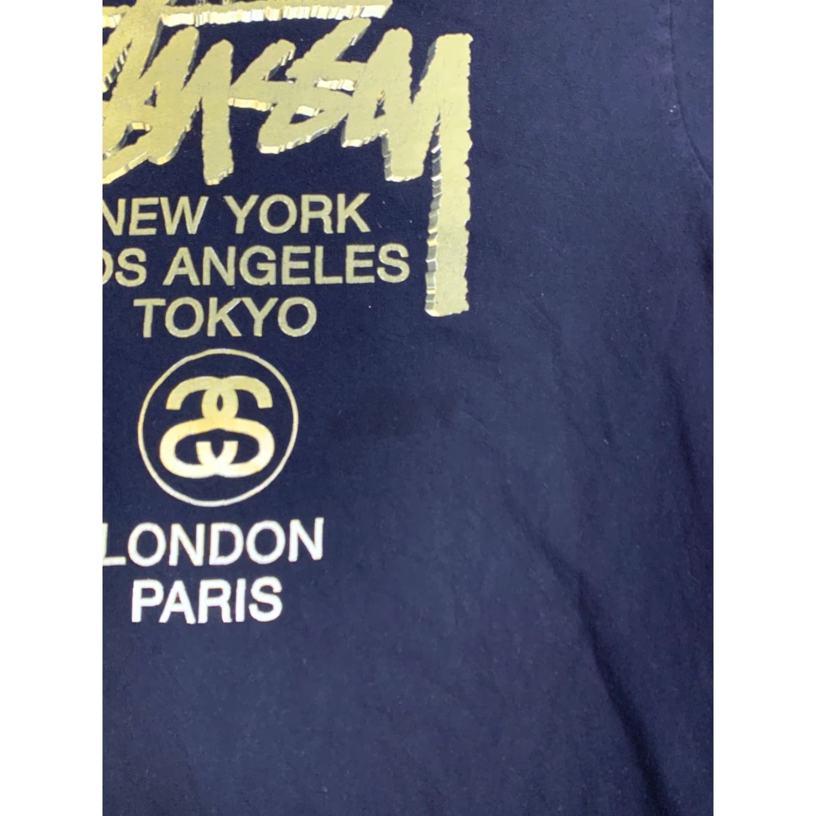 Logo 7 VINTAGE Stussy Shirt Mens M Black Logo Location Skate Y2K 12625 Size US M / EU 48-50 / 2 - 4 Thumbnail