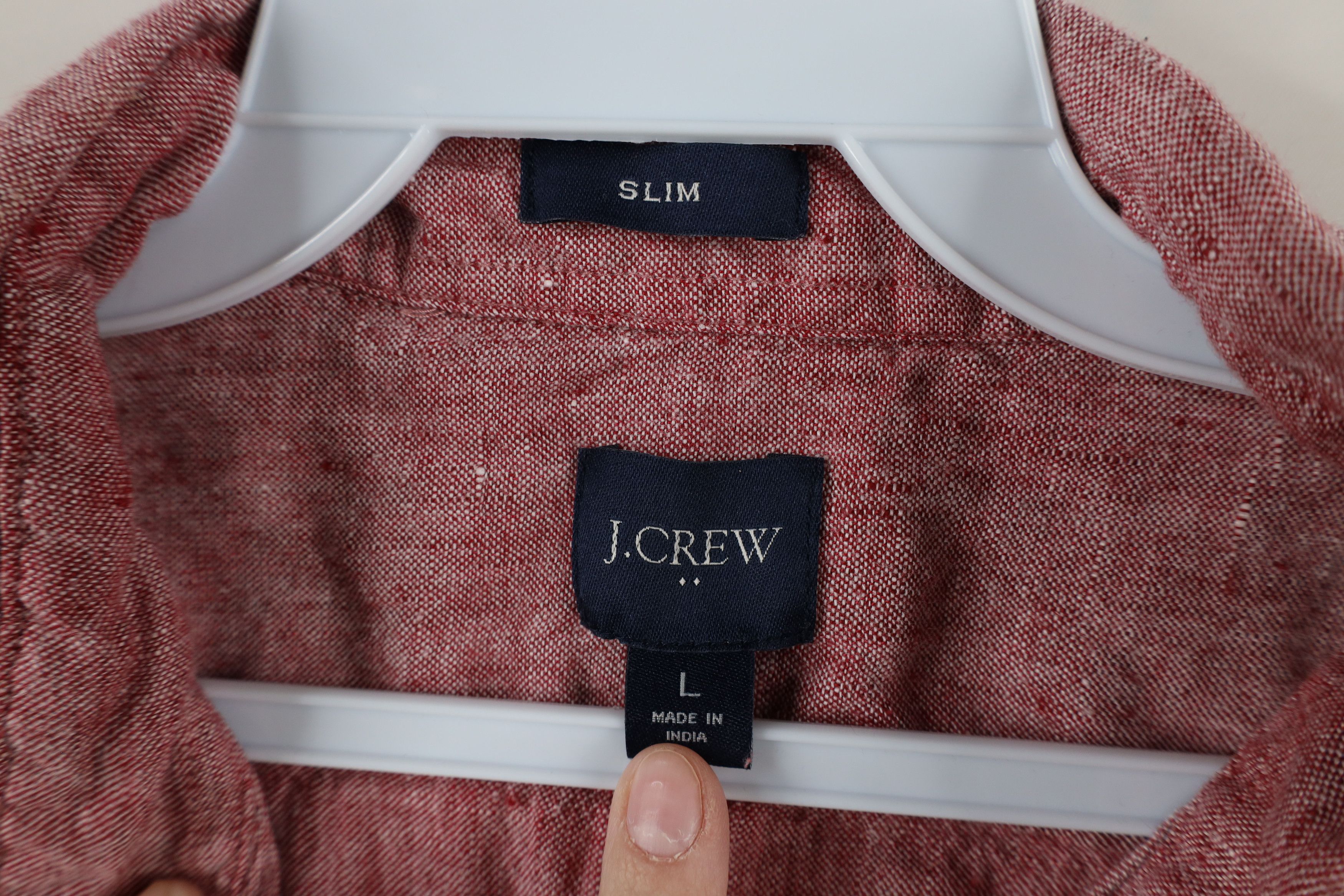 J.Crew × Vintage J Crew Linen Short Sleeve Collared Button Down Shirt Size US L / EU 52-54 / 3 - 5 Thumbnail