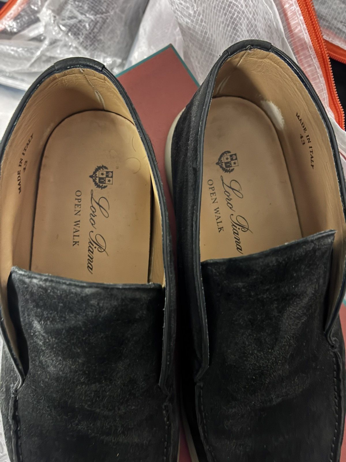 Loro Piana Loro Piana black caviar open walks uk 9 eu 43 Size US 10 / EU 43 - 2 Thumbnail
