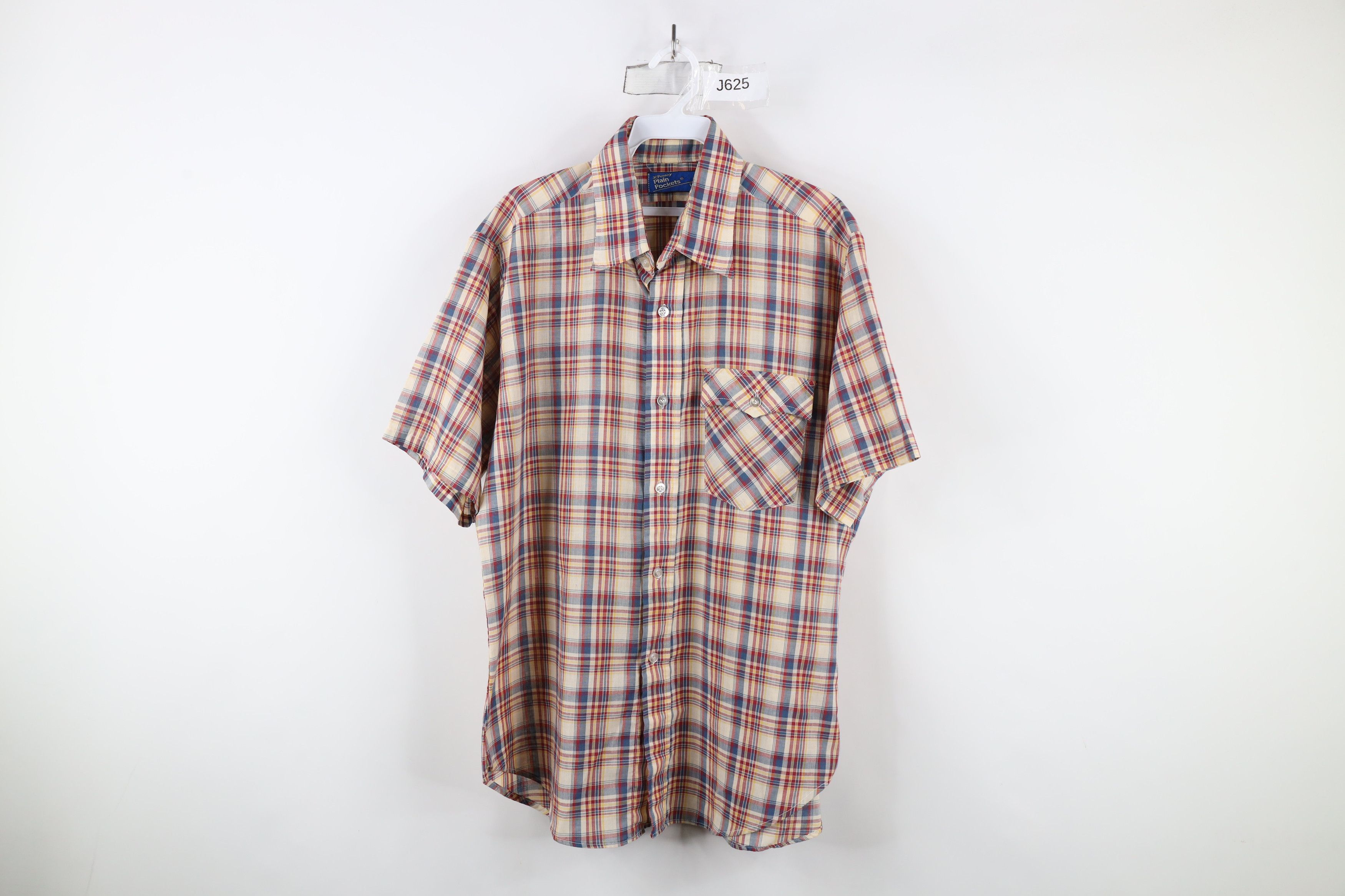 Vintage Vintage 70s Streetwear Plaid Western Button Shirt USA Size US L / EU 52-54 / 3 - 1 Thumbnail