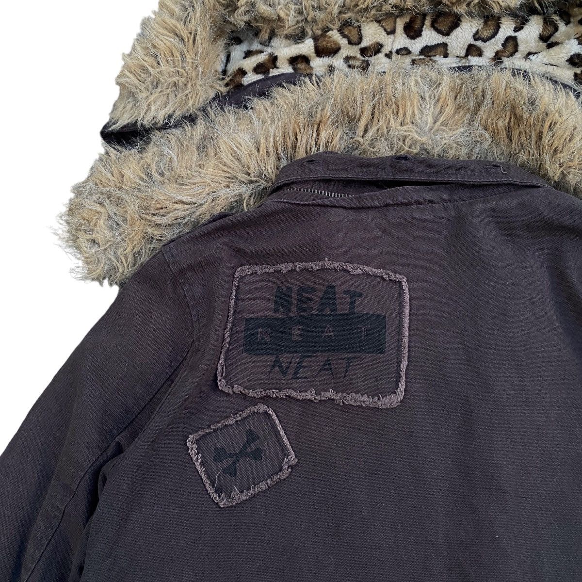 If Six Was Nine 2000's World Wide Love Crazy Fur Parka Jacket Size US M / EU 48-50 / 2 - 17 Thumbnail