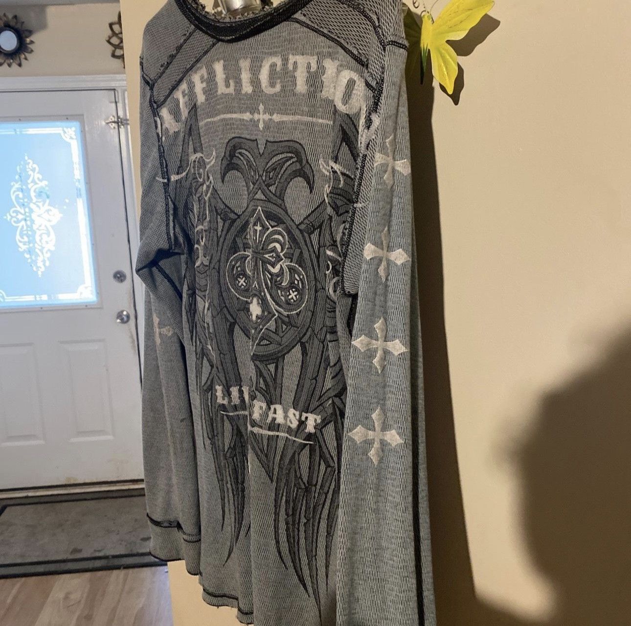 Affliction Rare double sided vintage affliction long sleeve Size US L / EU 52-54 / 3 - 3 Thumbnail