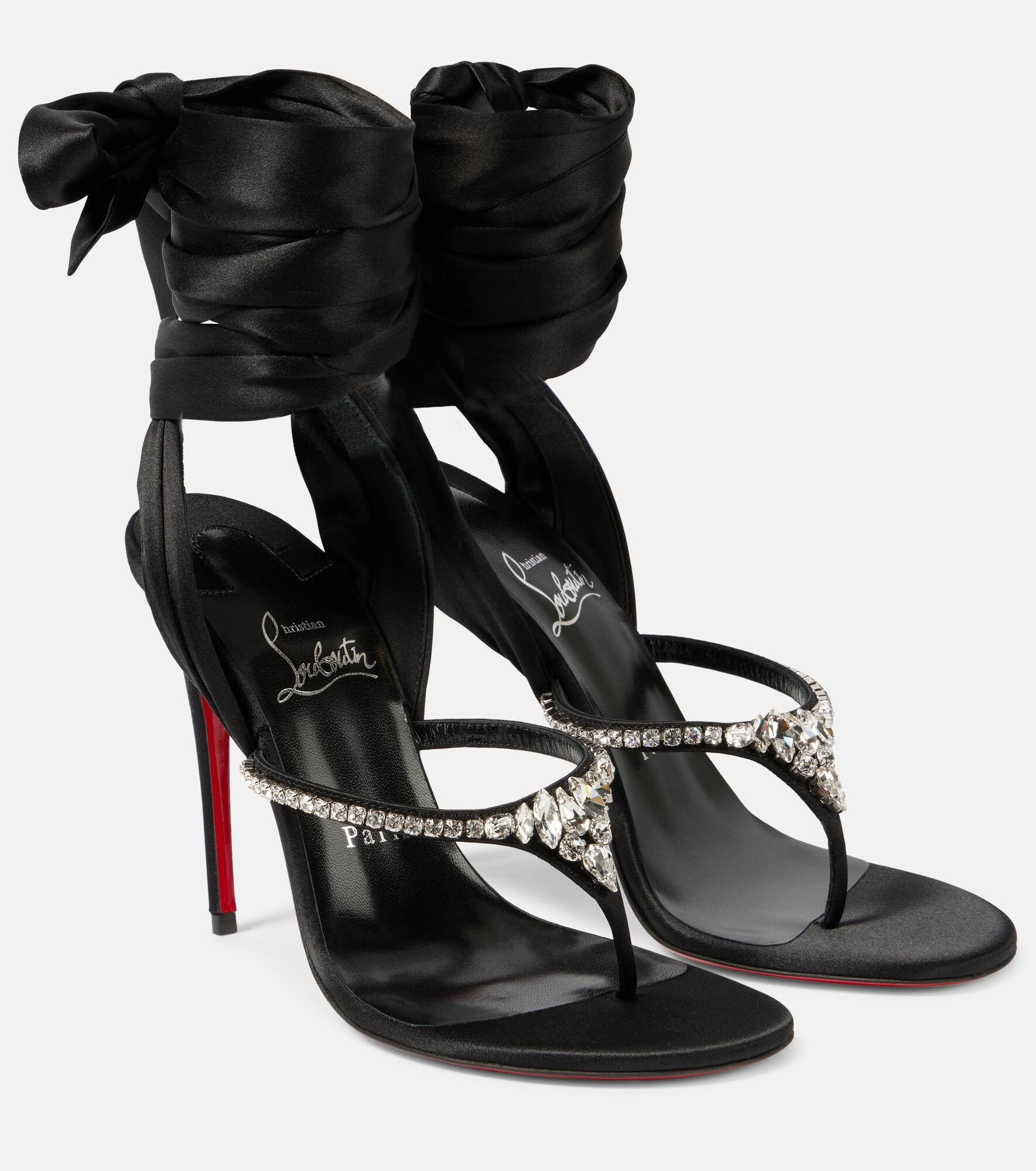 just queen du desert embellished sandals