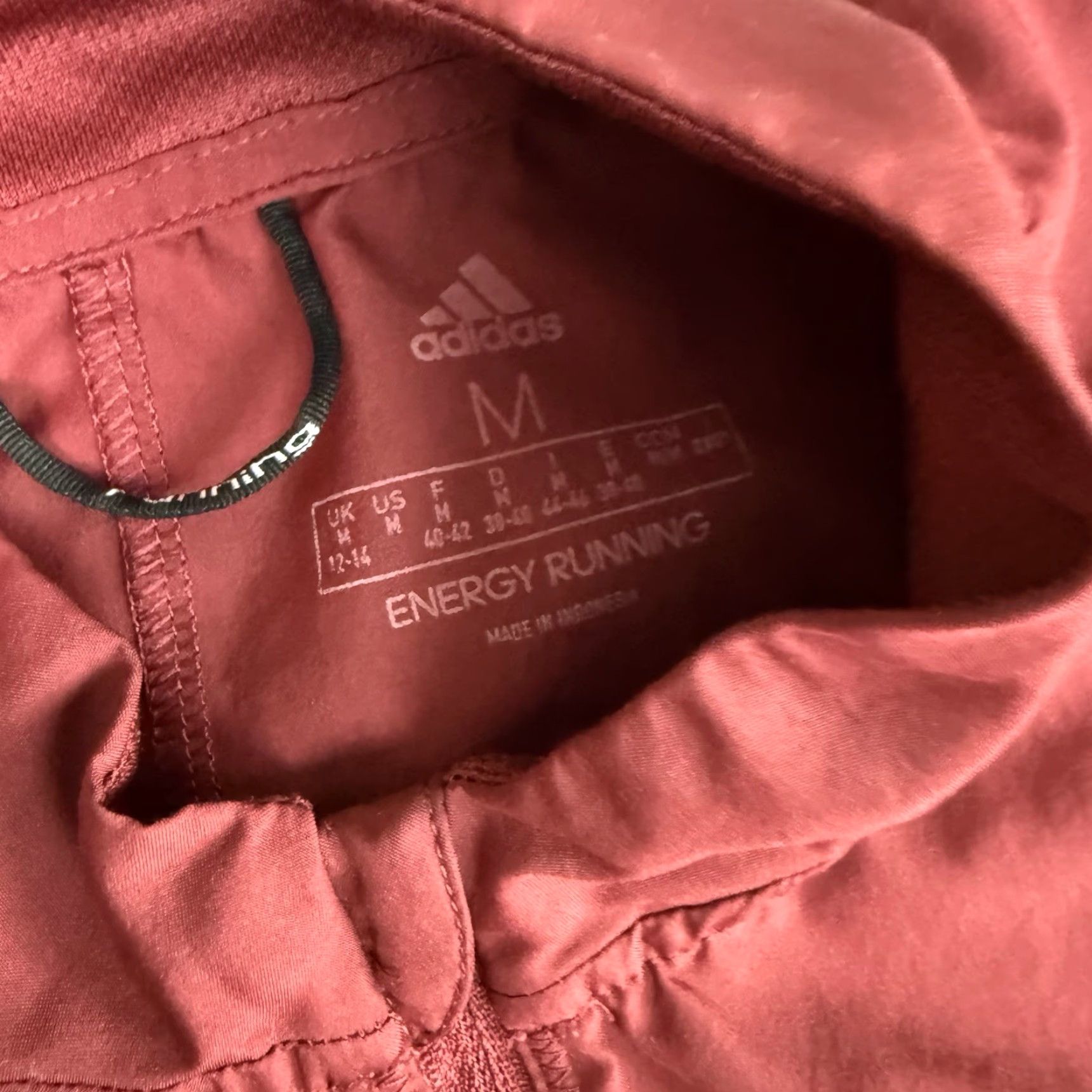 Adidas Adidas Sweatshirt Mens Medium Red Windbreaker Energy Running Full Zip Reflective Size US M / EU 48-50 / 2 - 7 Thumbnail