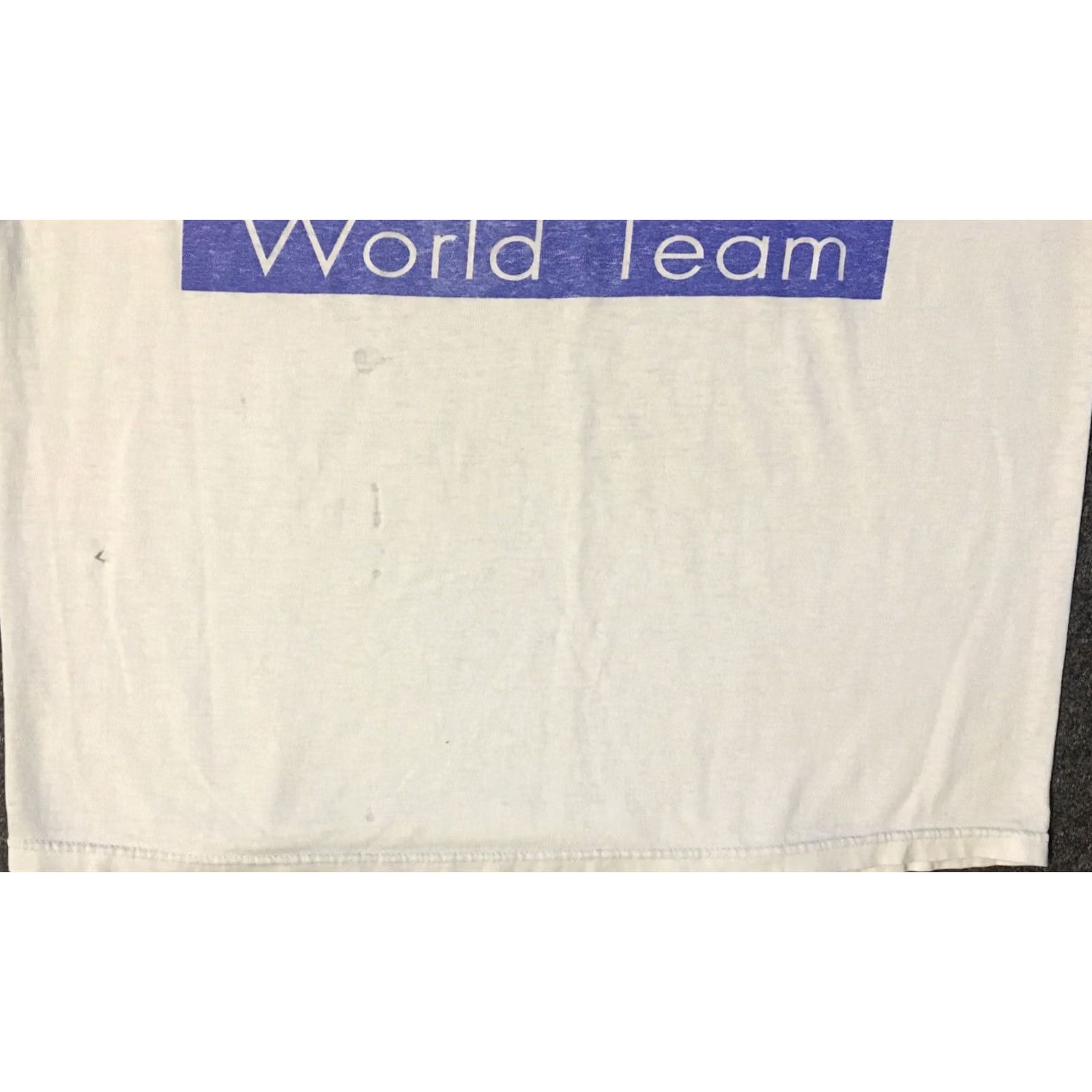 Vintage VINTAGE IQHYA Quarter Horse Racing World Team Tommy Flag faded shirt M White Cowboy Grunge Rap Mens Shirt Size US M / EU 48-50 / 2 - 5 Thumbnail