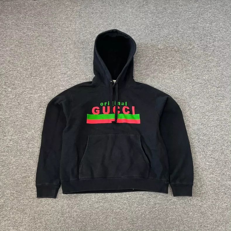 Gucci Gucci Big Logo Hooded Sweatshirt 2504-Nextarrow Size US XS / EU 42 / 0 - 1 Thumbnail
