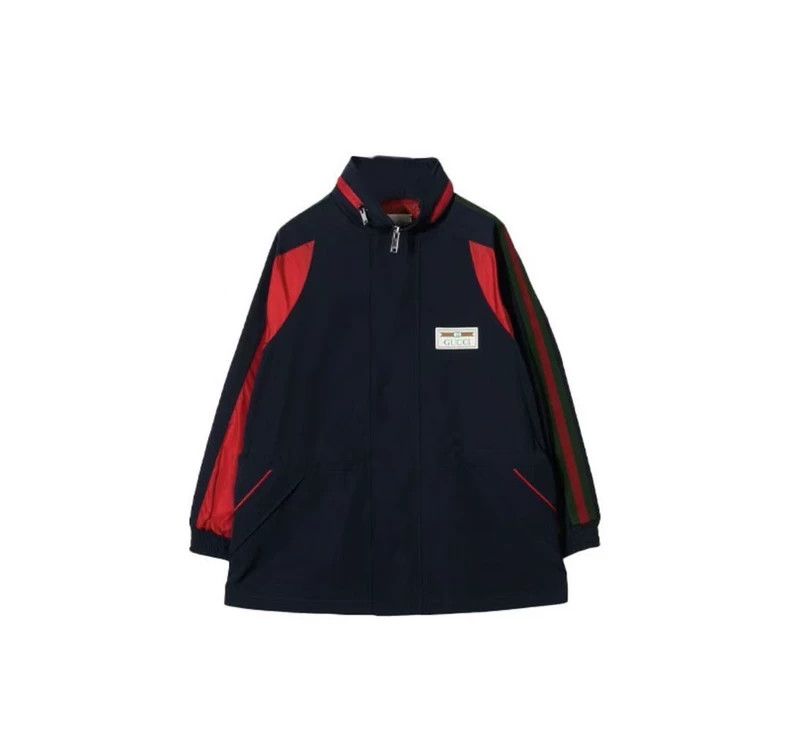Gucci Gucci Red and blue stitched windbreaker jacket 2501-Nextarr Size US M / EU 48-50 / 2 - 9 Thumbnail