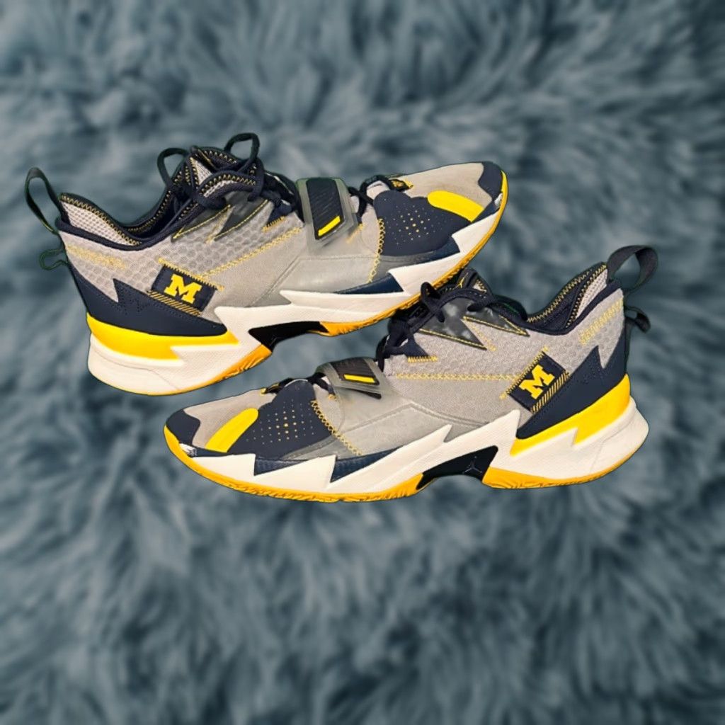Nike Air Jordan WhyNotZero.3 Westbrook PE Michigan Wolverines Mens Sz 16 Promo Sample Size ONE SIZE - 1 Thumbnail