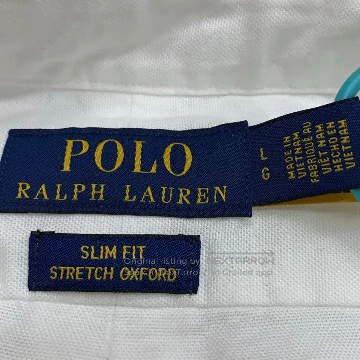 Polo Ralph Lauren Polo Ralph Lauren Men's White Logo Embroidered Shirt. Size US L / EU 52-54 / 3 - 2 Thumbnail