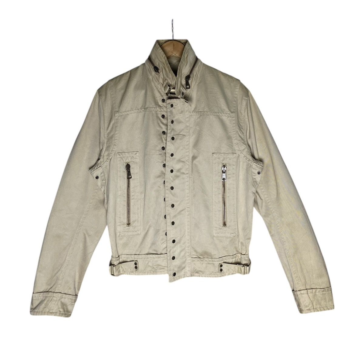 Dsquared2 Dsquared2 Khakis Rider Biker Jacket Size US M / EU 48-50 / 2 - 1 Thumbnail