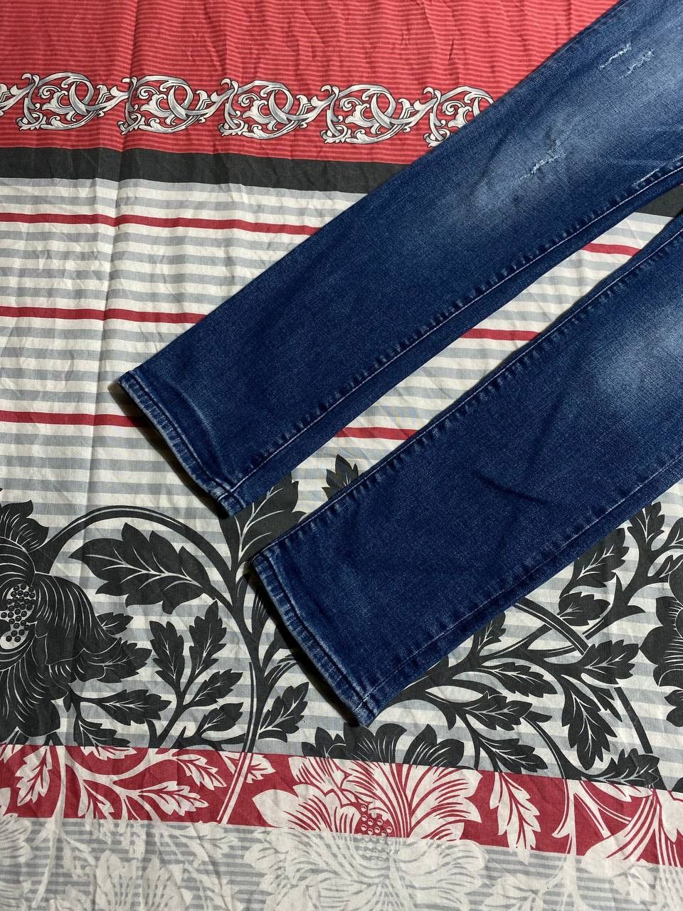 Dsquared2 × Japanese Brand Crazy Crash Dirty Baggy Faded Jean Japan Avant Garde Style Size US 32 / EU 48 - 21 Thumbnail