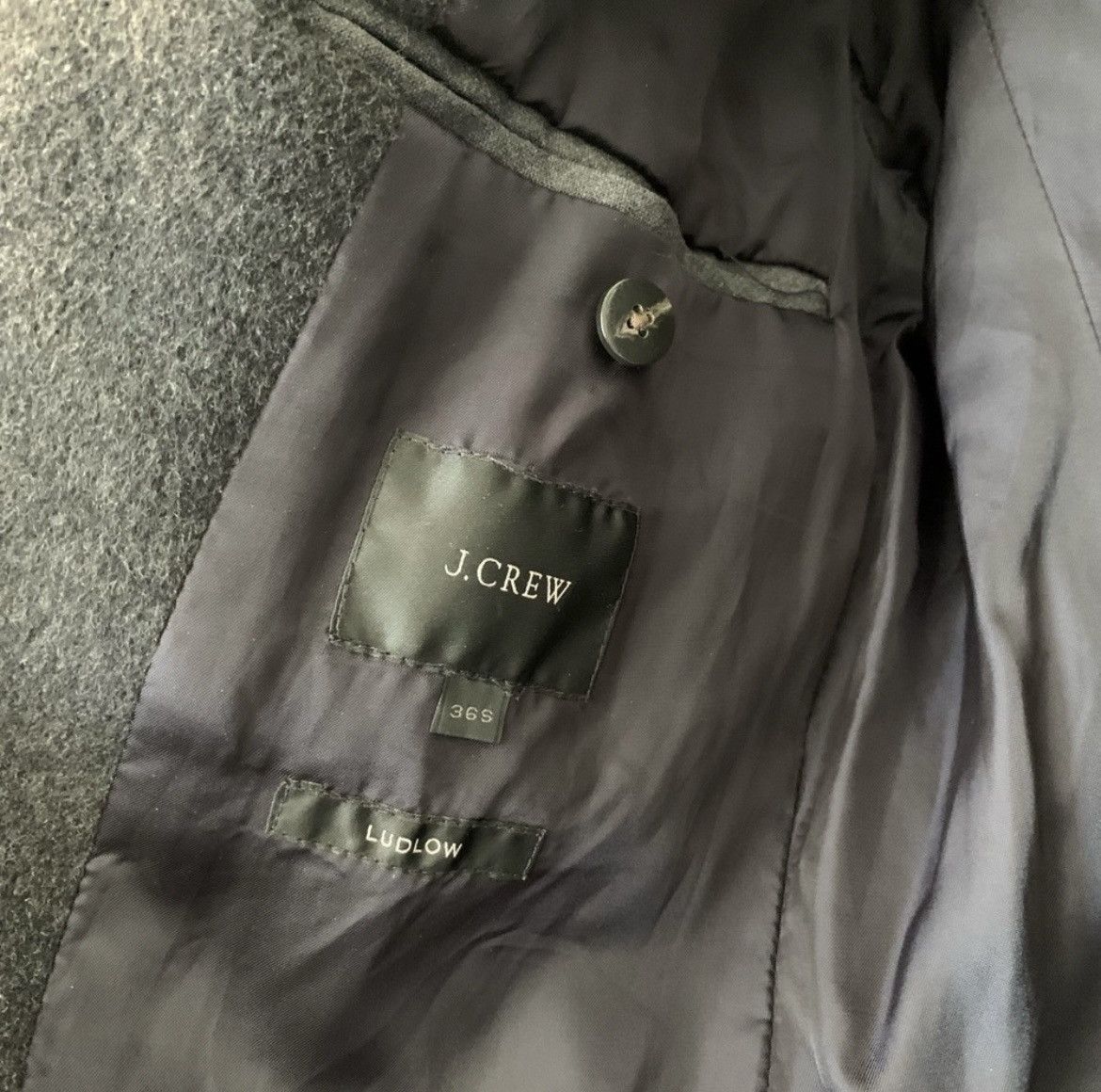 J.Crew Jcrew wool and cashmere black topcoat Size US S / EU 44-46 / 1 - 8 Thumbnail