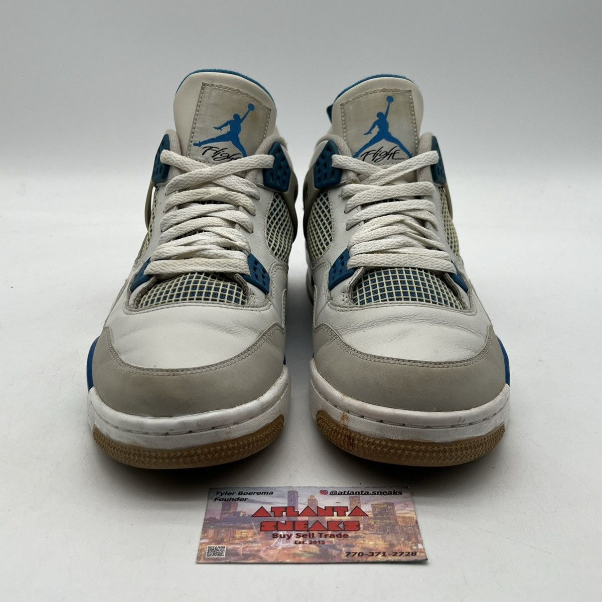 Jordan Brand Air Jordan 4 Military blue Size US 10.5 / EU 43-44 - 2 Thumbnail
