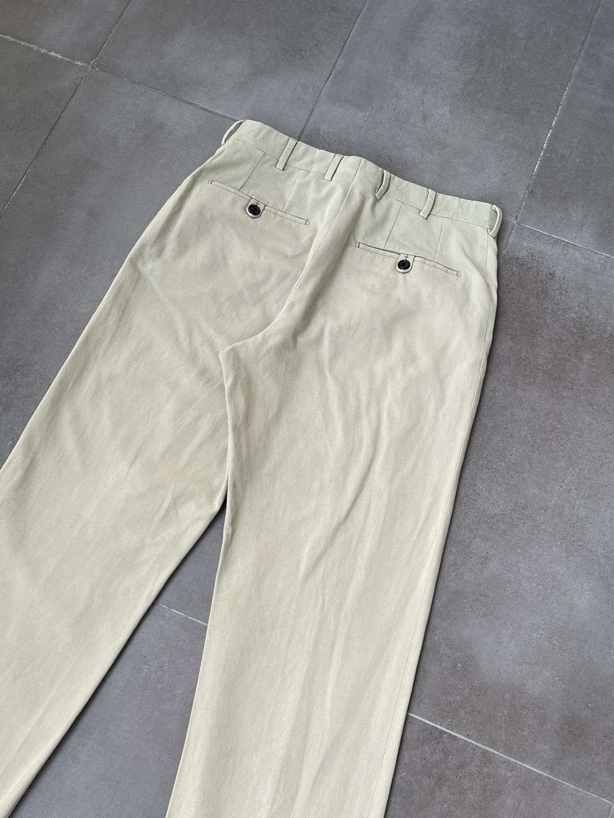 Prada Archive Prada High Rise Cream Casual Pants Size US 30 / EU 46 - 15 Thumbnail