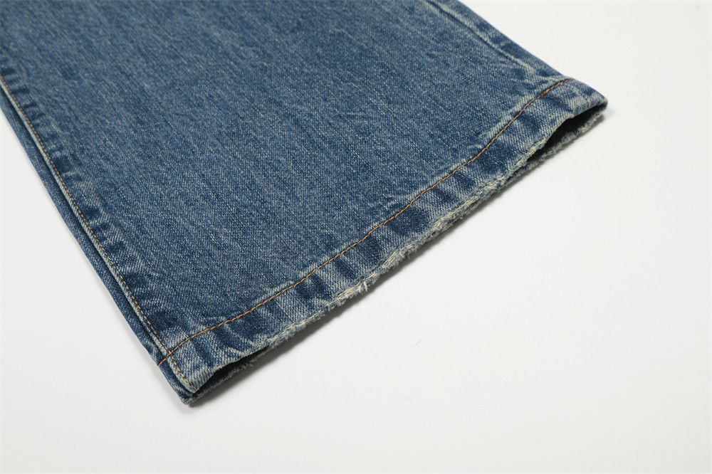 Jean American retro punk men's gradient washed jeans Size US 34 / EU 50 - 6 Thumbnail