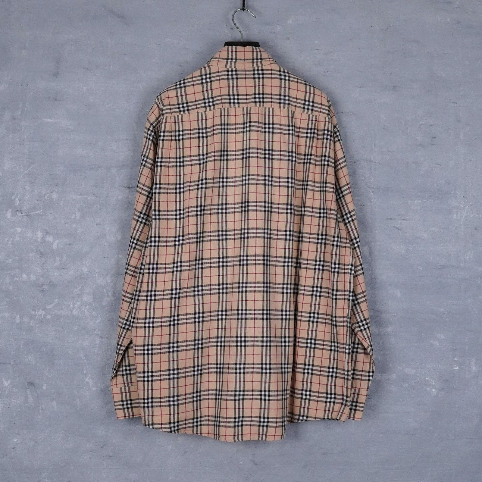 Burberry Vintage burberry beige nova check button down collar shirt Size US L / EU 52-54 / 3 - 3 Thumbnail