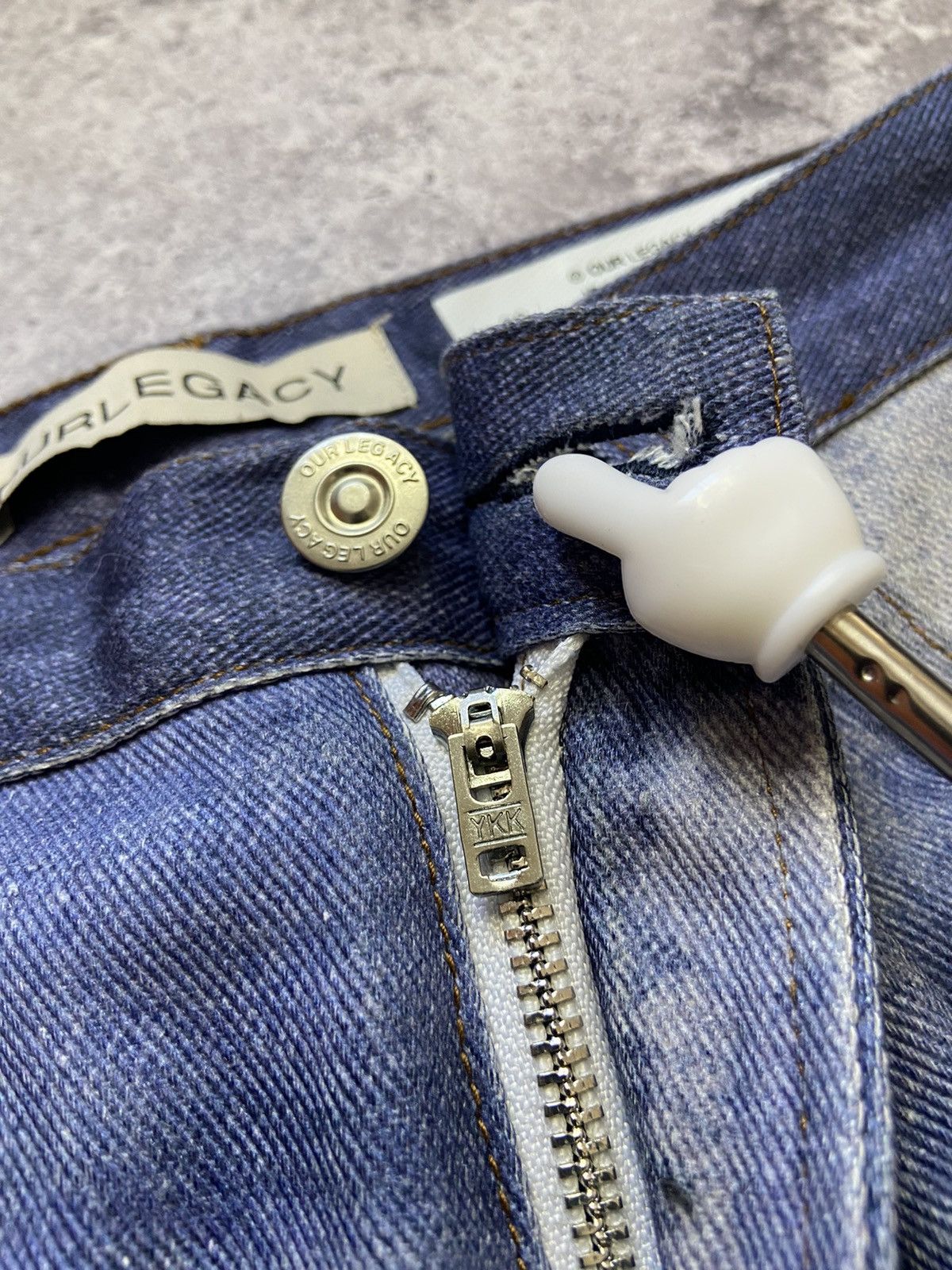 Our Legacy Our Legacy Third Cut Digital Print Denim Jeans Size US 30 / EU 46 - 7 Thumbnail