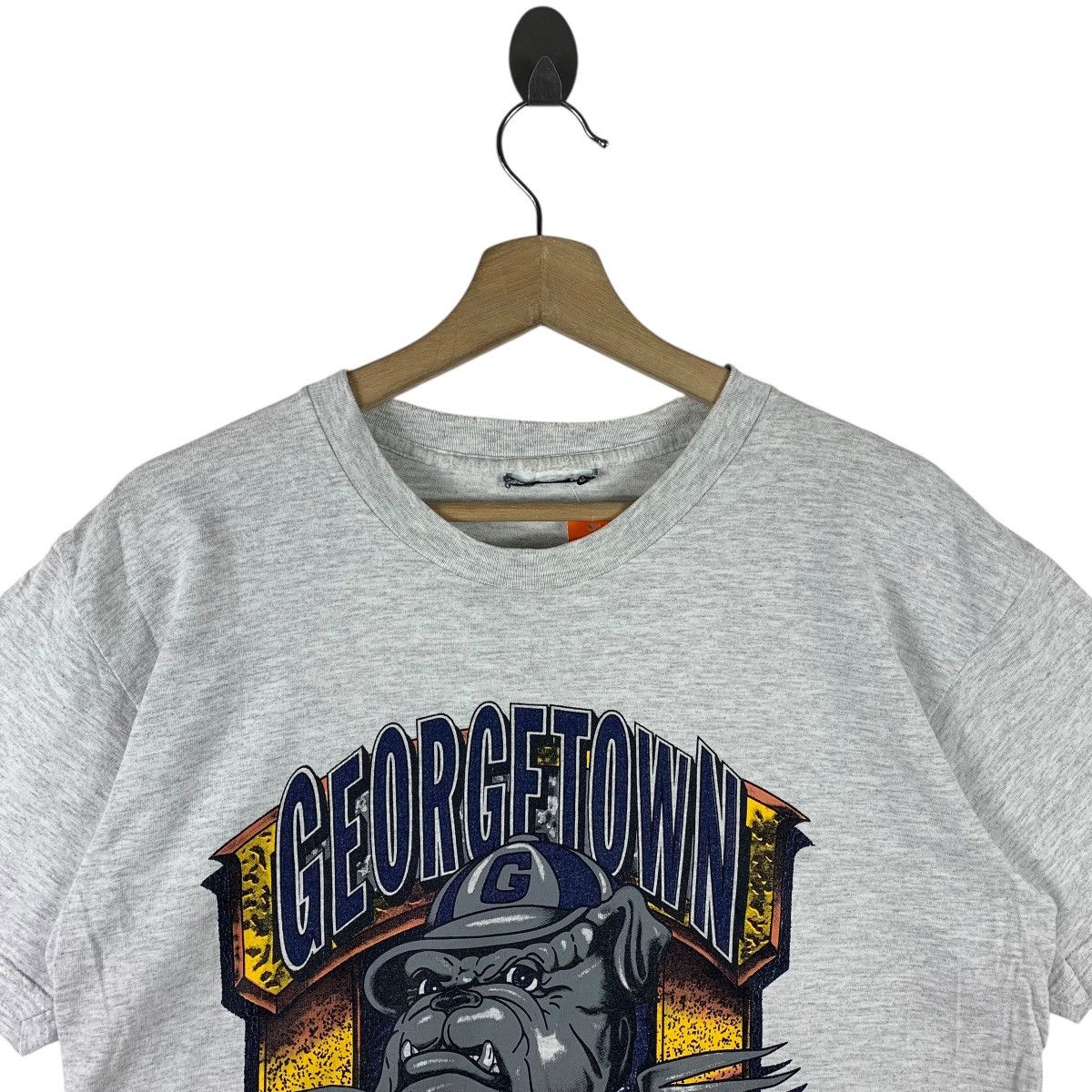 Vintage Vintage GEORGETOWN HOYAS university tee Size US M / EU 48-50 / 2 - 2 Thumbnail