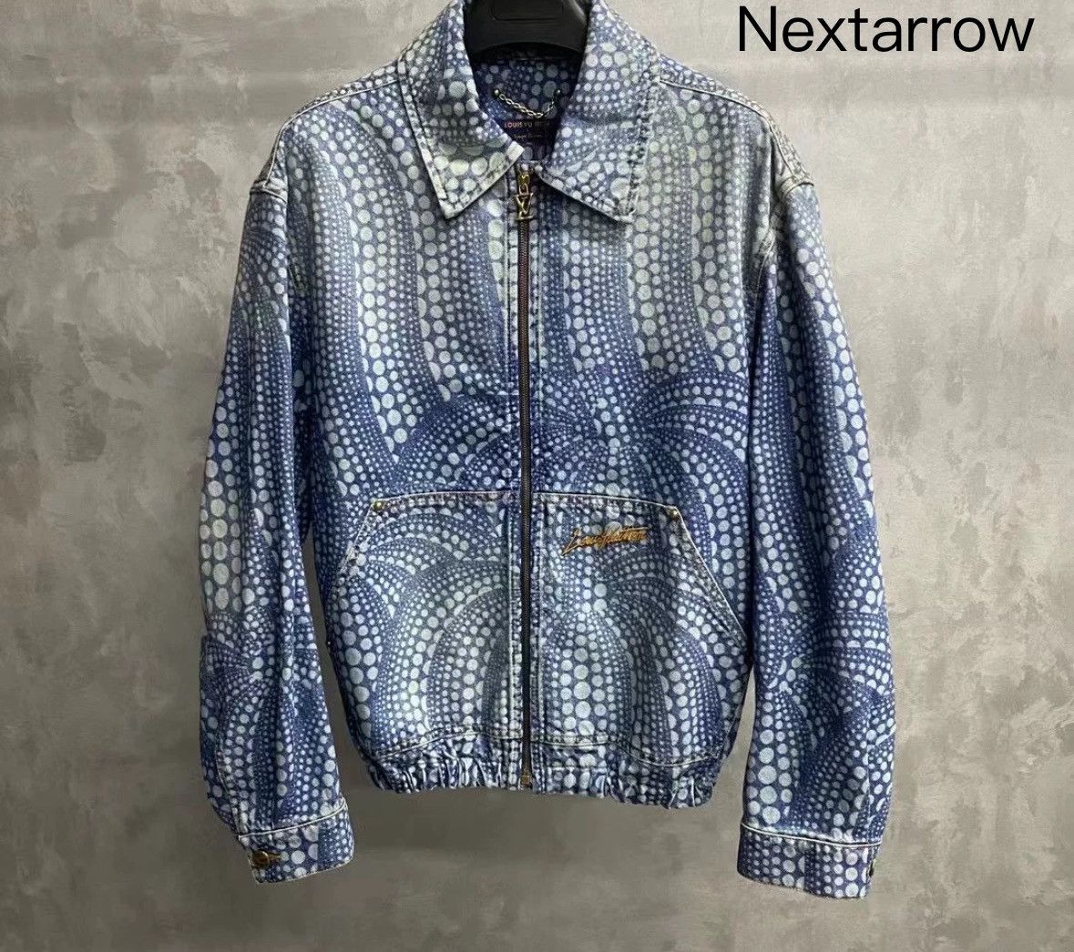 Louis Vuitton Louis Vuitton's latest blue print logo denim jacket Size US M / EU 48-50 / 2 - 1 Thumbnail