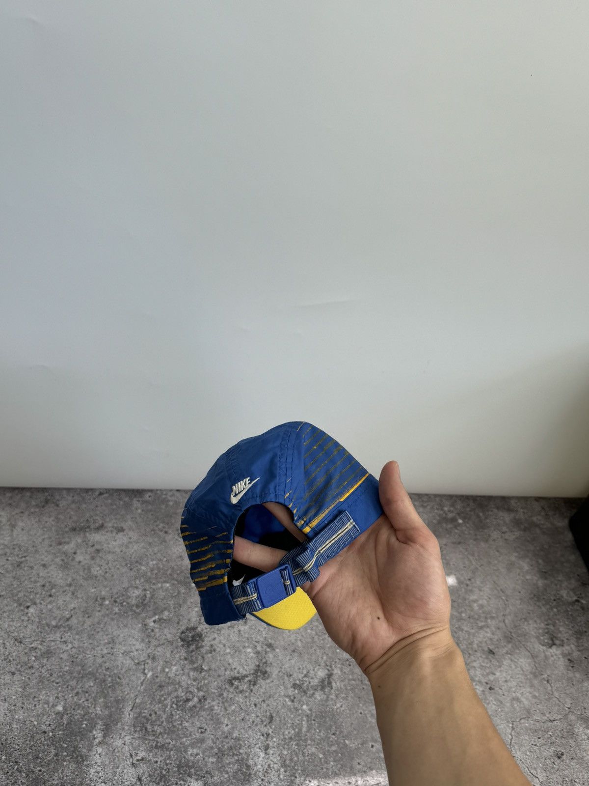 Nike × Vintage Vintage Nike Y2K nylon athletic cap TN Size ONE SIZE - 5 Thumbnail