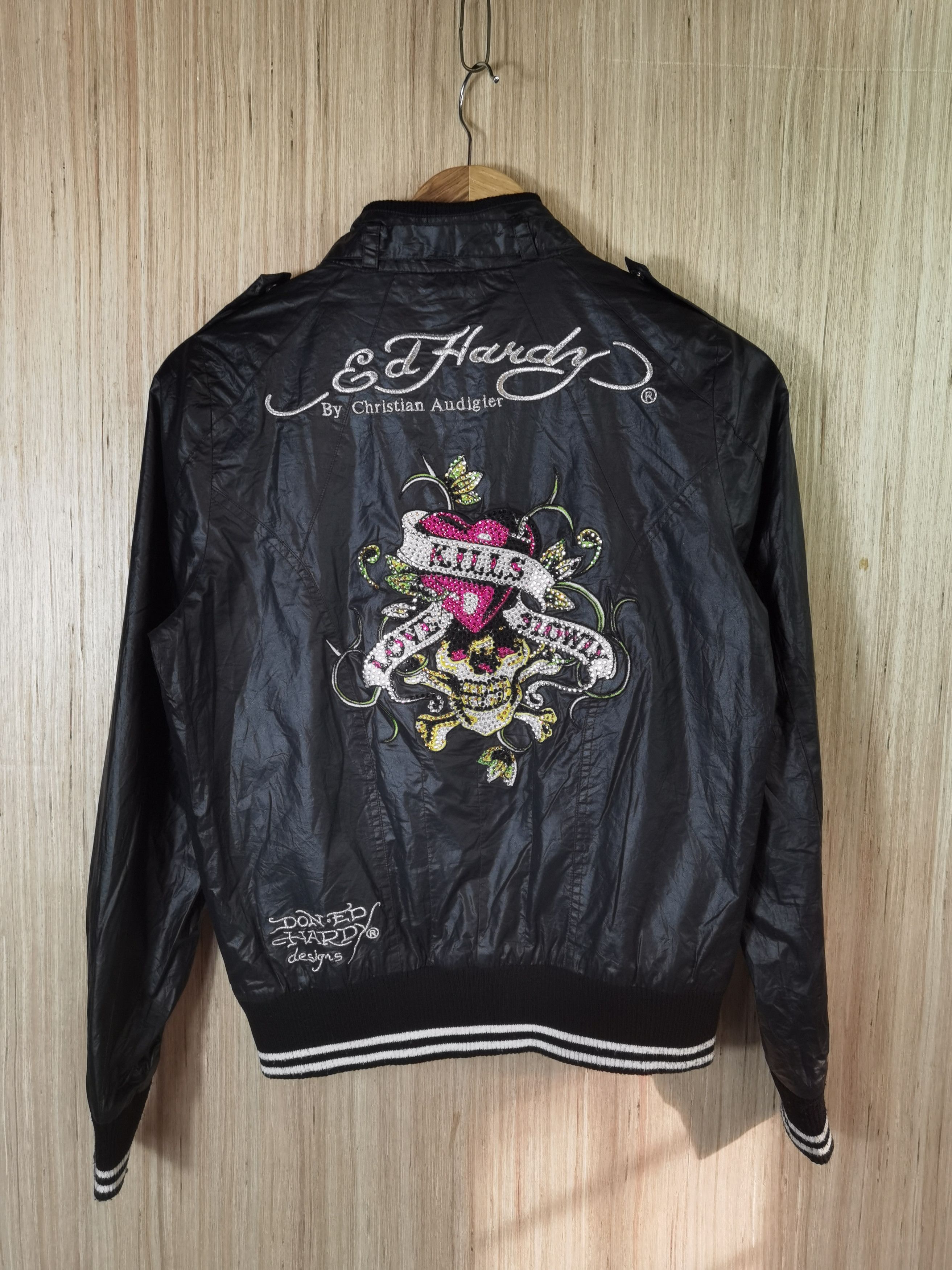 G8 ED HARDY JACKET BEADS TATTOS