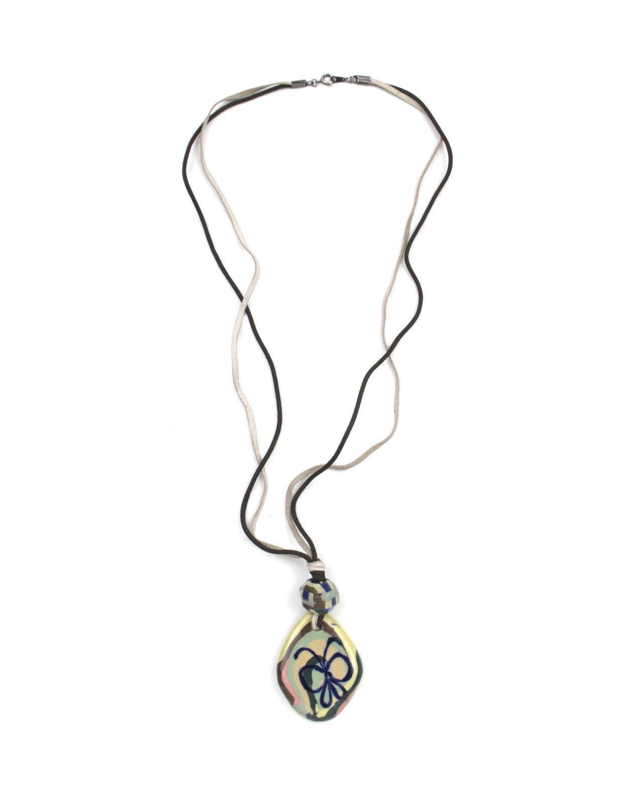 Hysteric Glamour 2000S JAPANESE MADE HANDCRAFTED CERAMIC PENDANT NECKLACE Size ONE SIZE - 1 Thumbnail