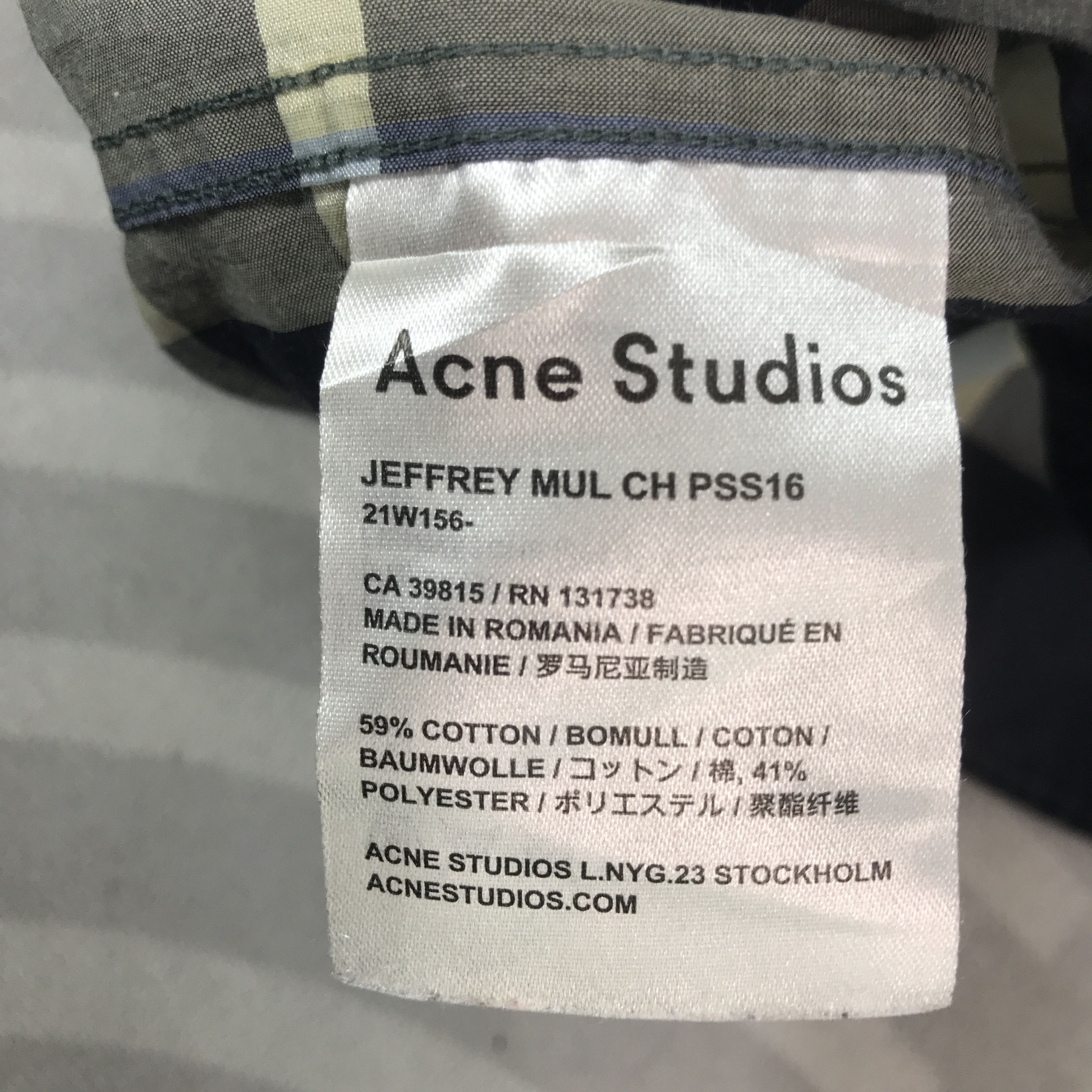 Acne Studios Vintage Acne Studios tartan design T-Shirt K44B59 Size US M / EU 48-50 / 2 - 14 Thumbnail