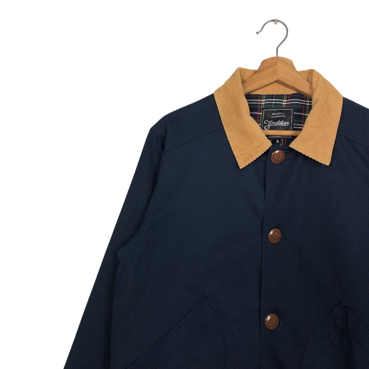 45rpm 📌Vintage Chore Work Jacket Temptation Blanket Wool Size US M / EU 48-50 / 2 - 8 Thumbnail