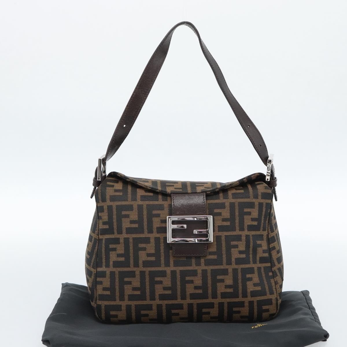 Fendi Fendi Zucca Mamma Baguette Shoulder Bag Black Size ONE SIZE - 2 Thumbnail
