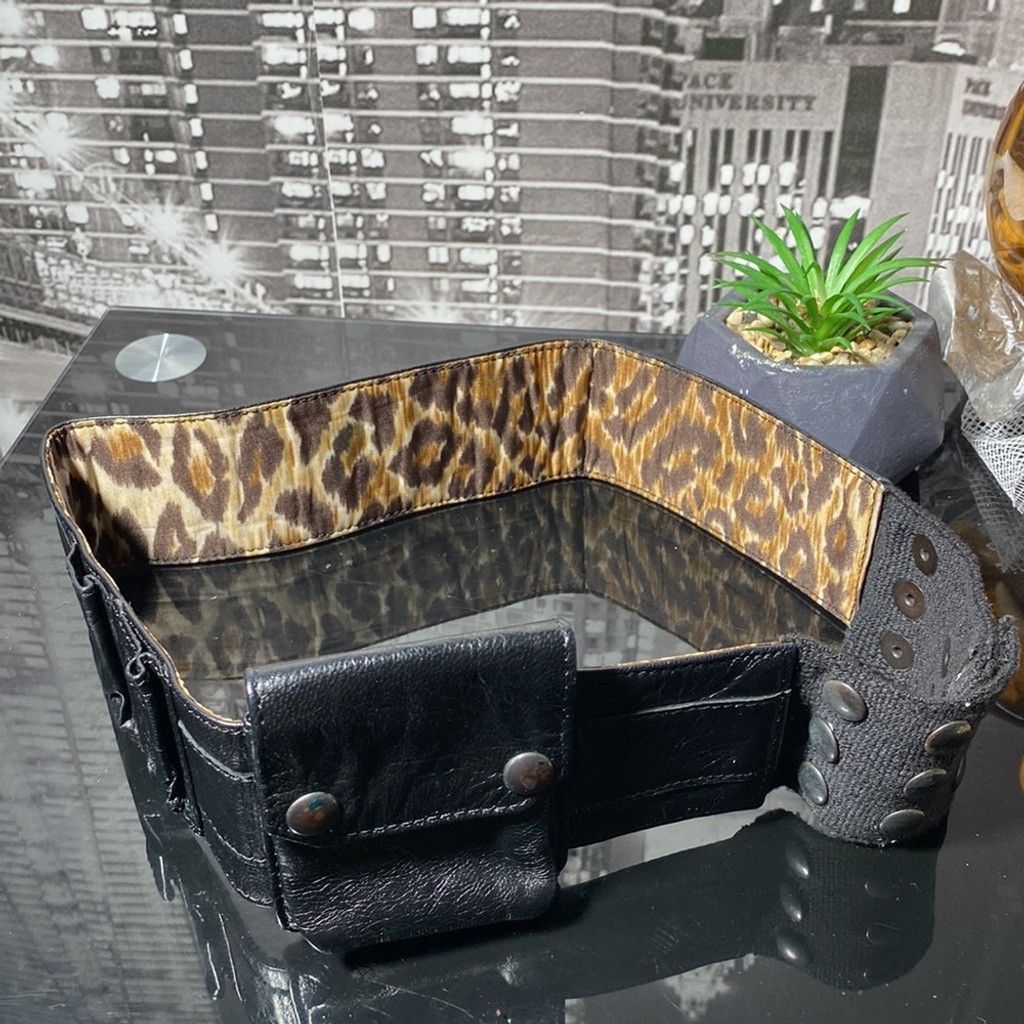 Dolce & Gabbana Authentic DOLCE & GABBANA Leather Waist Pouch Belt Size ONE SIZE - 6 Thumbnail