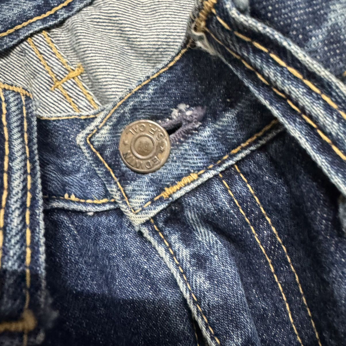 Edwin Vintage Edwin Denim Bell Bottom Jeans Size US 27 - 19 Thumbnail