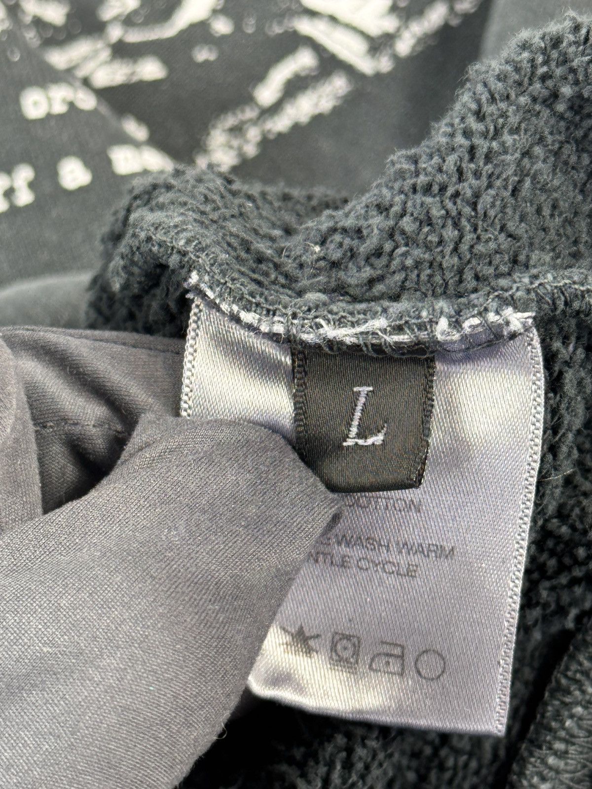 Enfants Riches Deprimes MY ROLE IN THE WAR CHARCOAL HOODIE Size US L / EU 52-54 / 3 - 6 Thumbnail