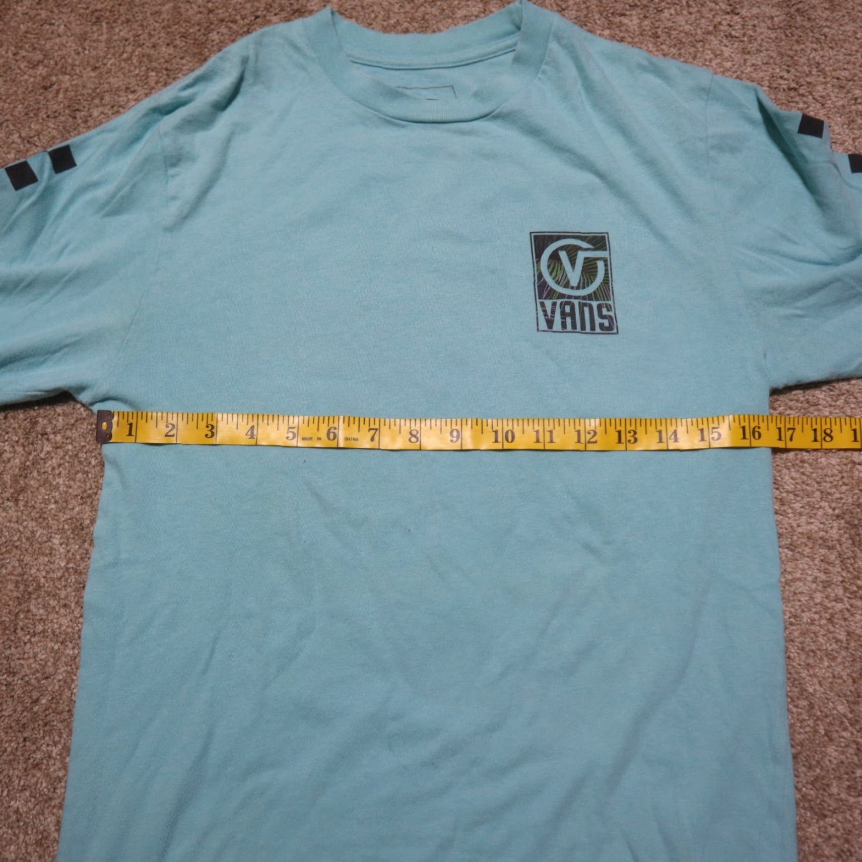 Vans VANS Shirt Men Small S Blue Logo T-Shirt Size US S / EU 44-46 / 1 - 4 Thumbnail