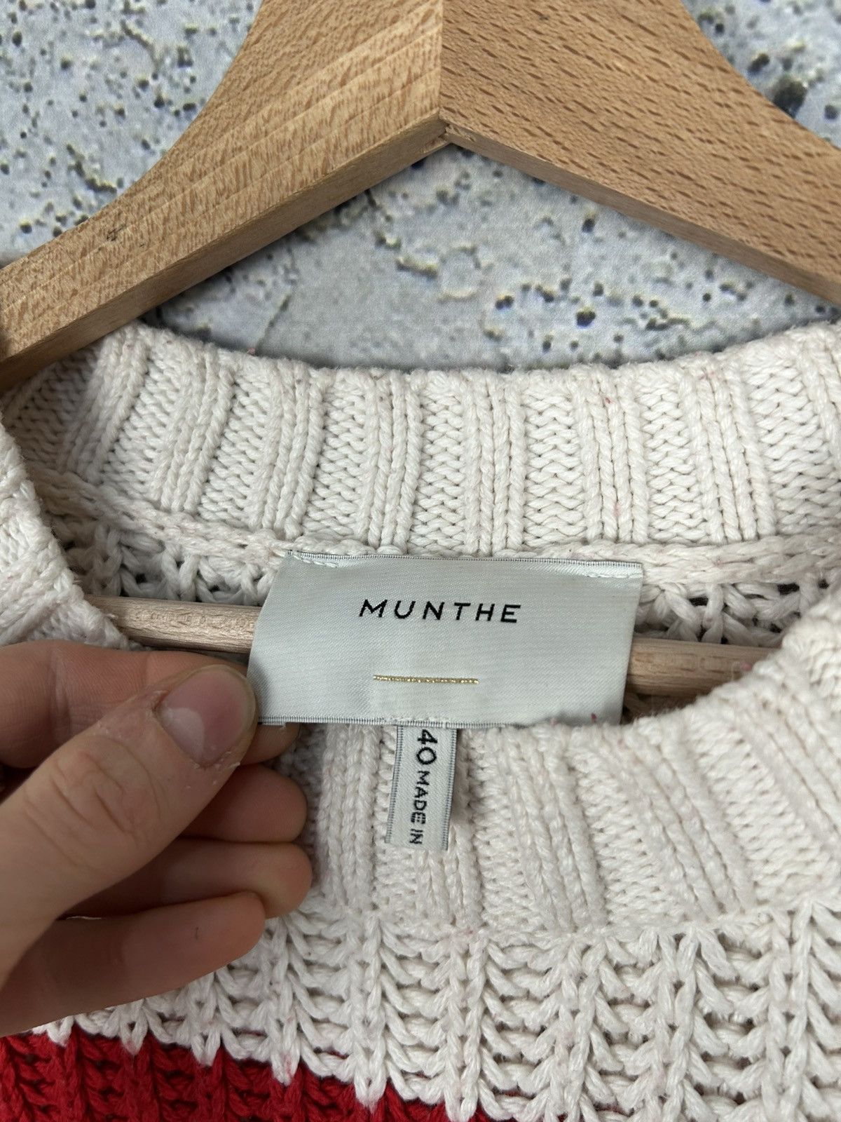 MUNTHE Munthe Scandi Minimalist Sweater Knit Japanese Streetwear Size S / US 4 / IT 40 - 5 Thumbnail
