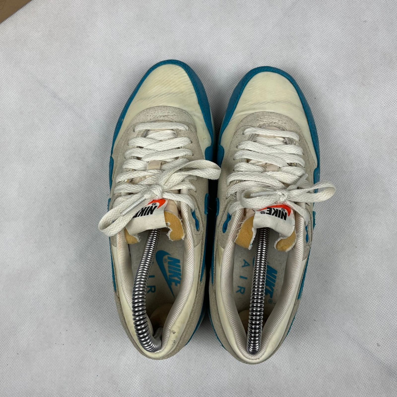 Nike × Vintage Nike Air Max 1 Vintage Sail Neo Turquoise Size US 6,5 Size US 6.5 / IT 36.5 - 6 Thumbnail