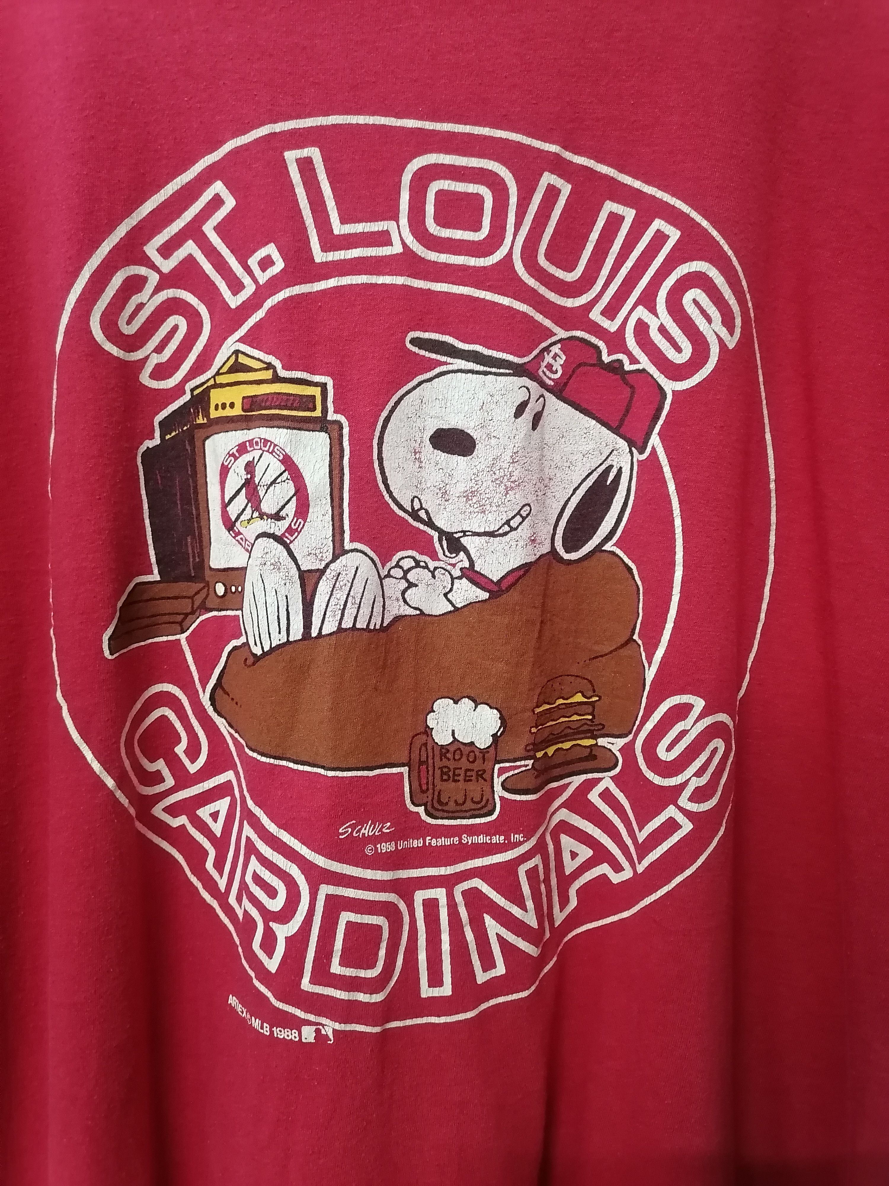 MLB 80s St. Louis Cardinals Peanuts MLB Tee Size US L / EU 52-54 / 3 - 2 Thumbnail