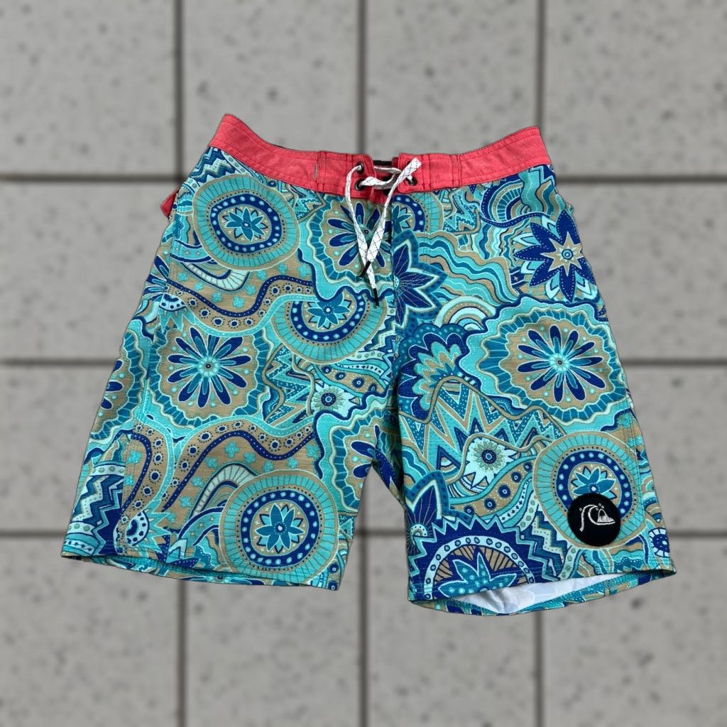 Quiksilver Quiksilver Board Shorts Bottom Men 26 Blue Beach Colorful Regular Size 26 Trunks Sw Size US 26 / EU 42 - 1 Thumbnail
