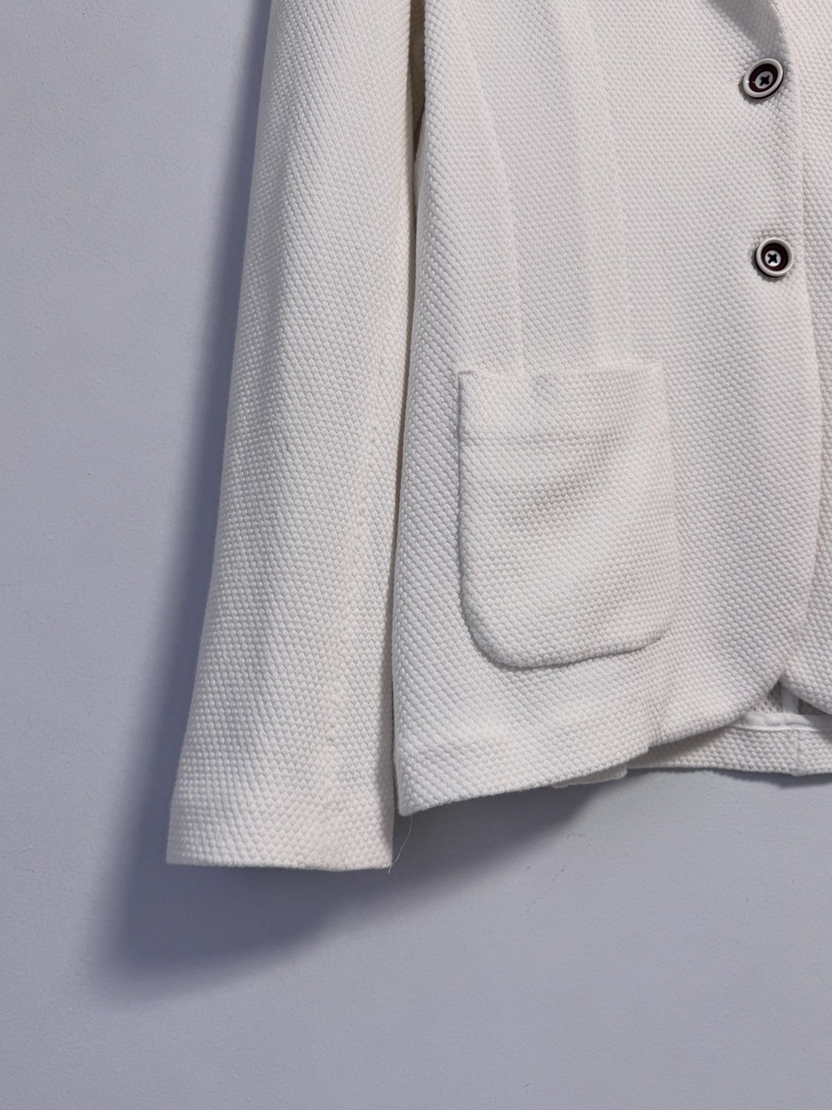 Circolo 1901 CIRCOLO 1901 RARE WHITE COTTON BLEND SOLID BLAZER JACKET Size M / US 6-8 / IT 42-44 - 4 Thumbnail