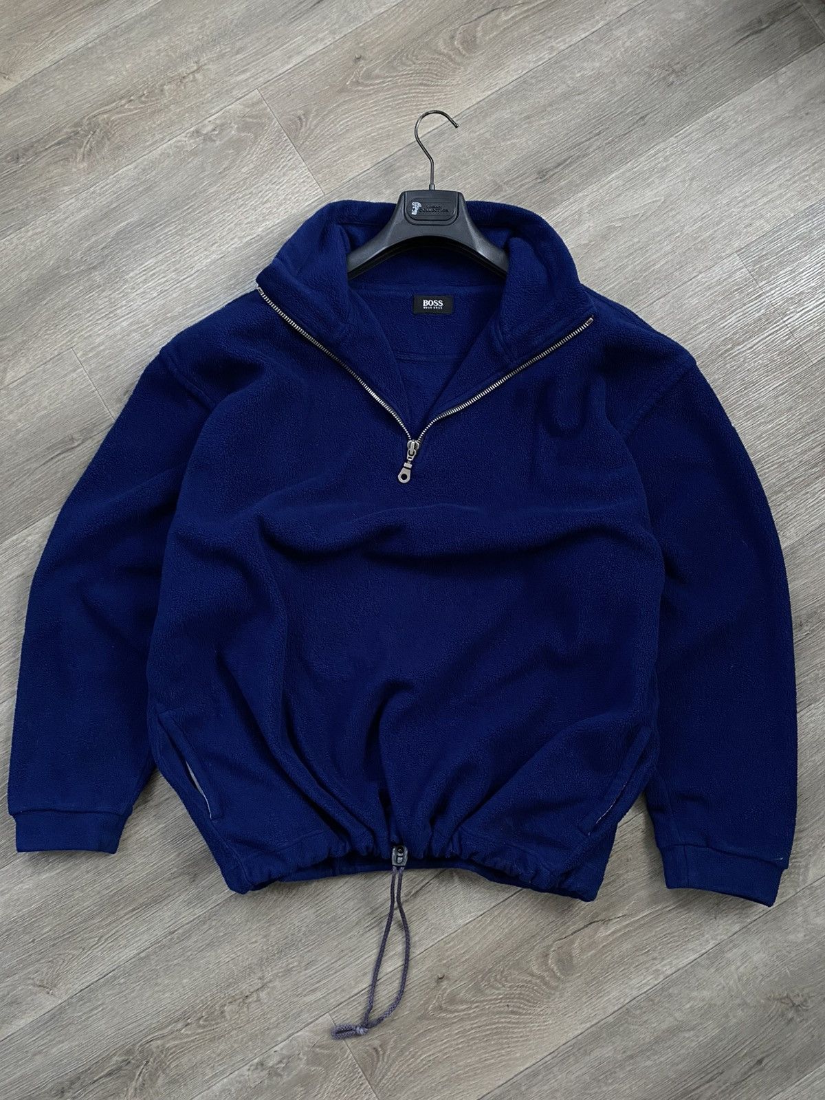 Hugo Boss 🫧 HUGO BOSS VINTAGE FLEECE JACKET CALGARY Size US L / EU 52-54 / 3 - 1 Thumbnail