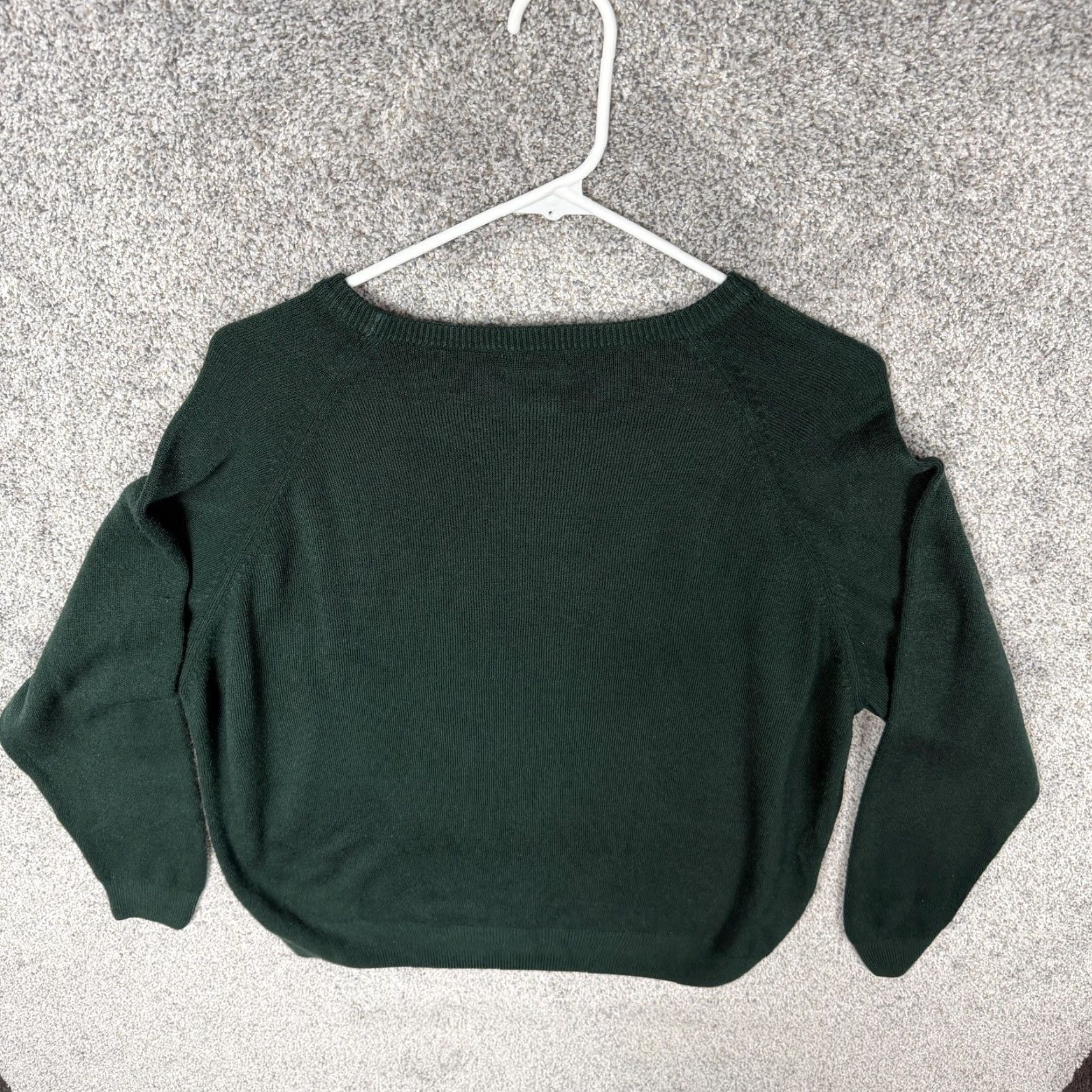 Vintage VINTAGE Moda International Sweater Womens M Green Raglan Knit Crewneck 90s Minimalist Facade Size M / US 6-8 / IT 42-44 - 7 Thumbnail