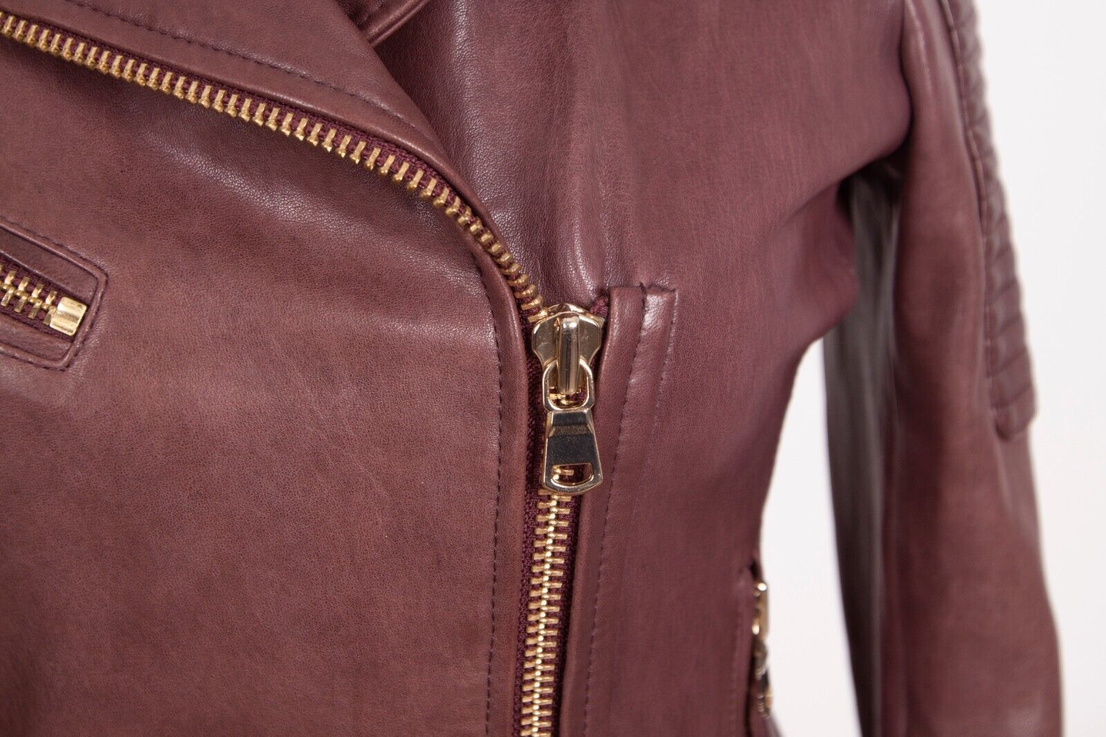 TWINSET Twinset SIMONA BARBIERI Real Leather Biker Jacket Size S / US 4 / IT 40 - 9 Thumbnail