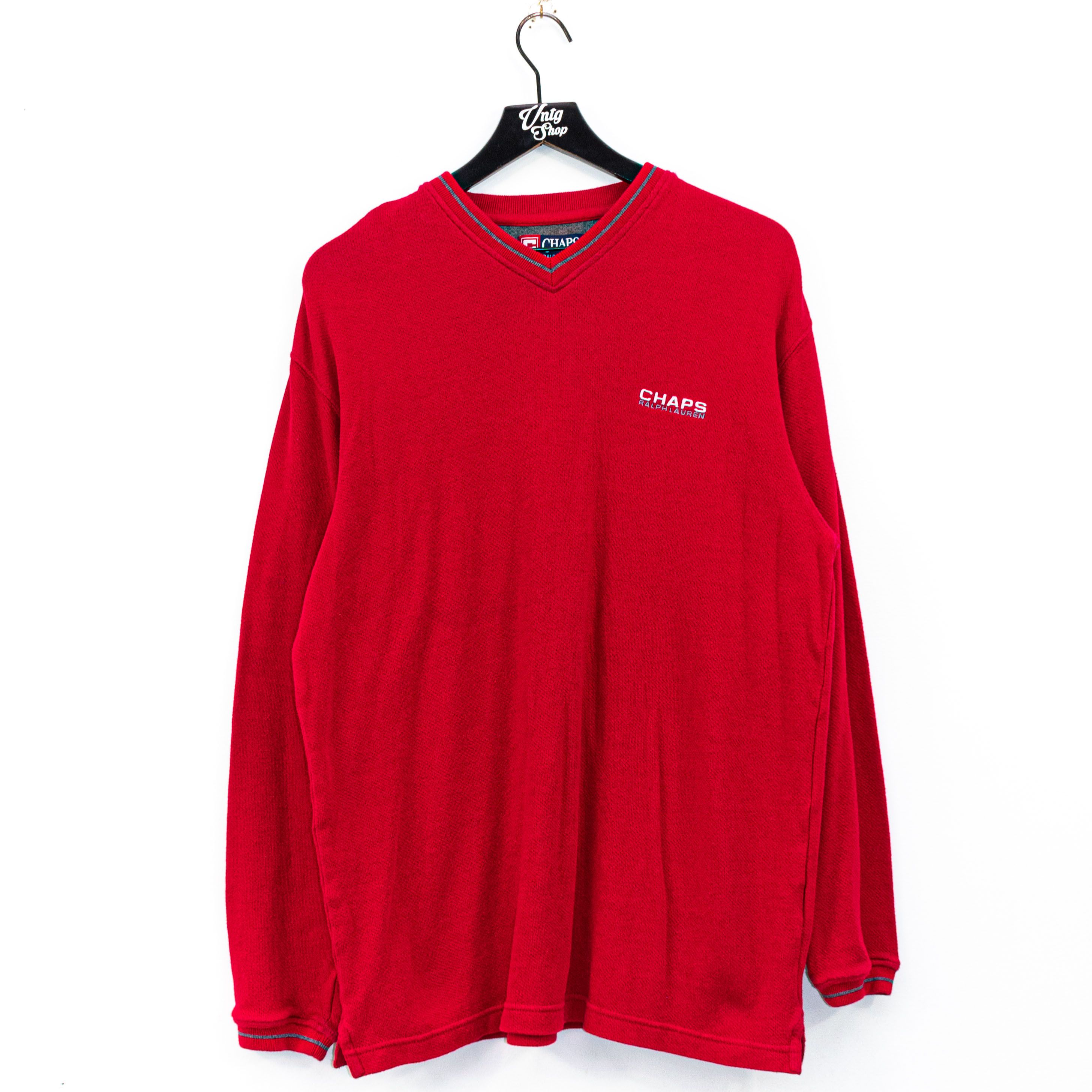 Chaps Ralph Lauren Chaps Ralph Lauren Embroidered Spell Out Sweater Medium Size US M / EU 48-50 / 2 - 1 Thumbnail