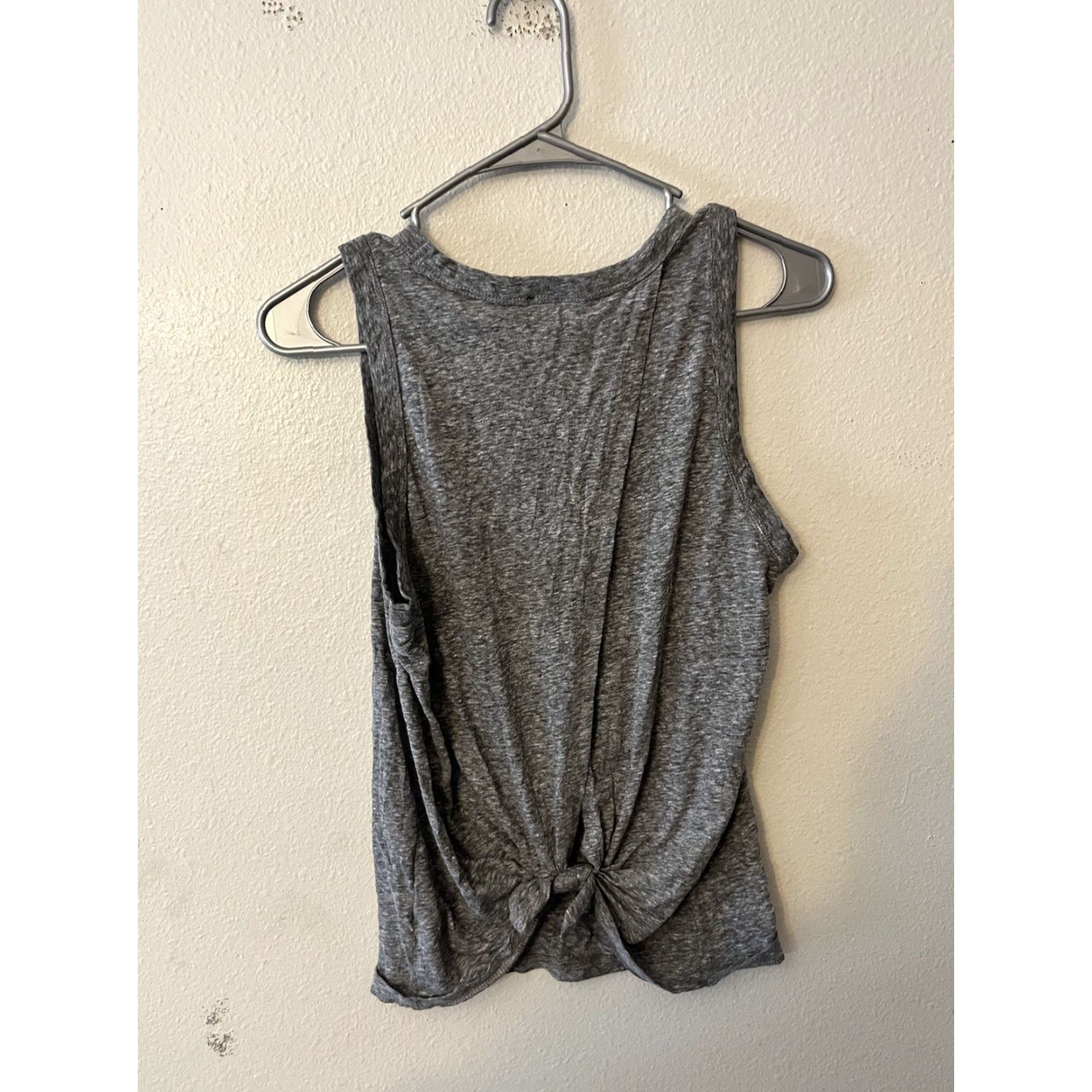 J.Crew J.CREW Gray Tie-Back Tank Top Women Size Small Style J1677 Size S / US 4 / IT 40 - 3 Thumbnail