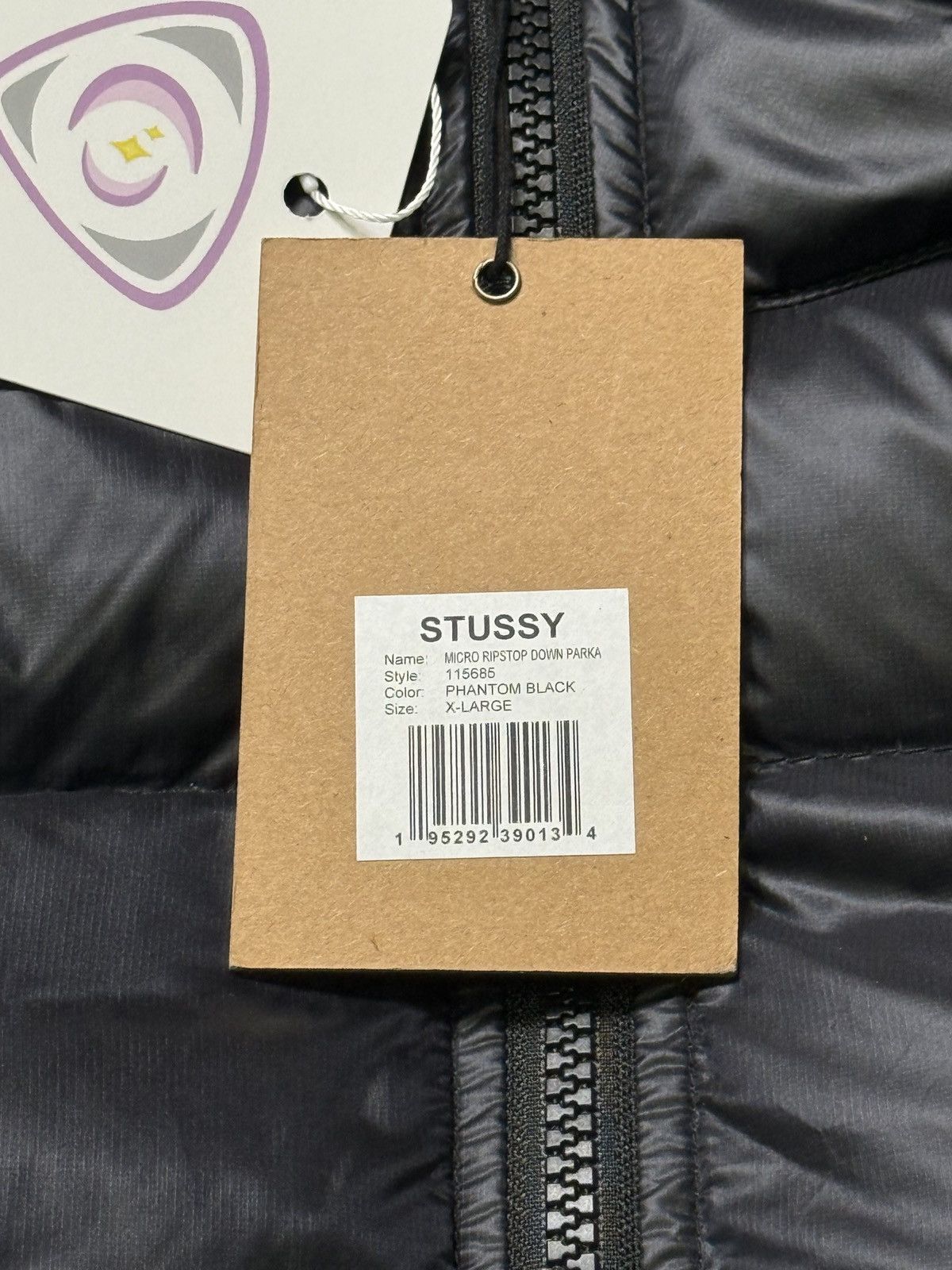 Stussy Stüssy Micro Ripstop Down Parka (Phantom Black) Size US XL / EU 56 / 4 - 14 Thumbnail